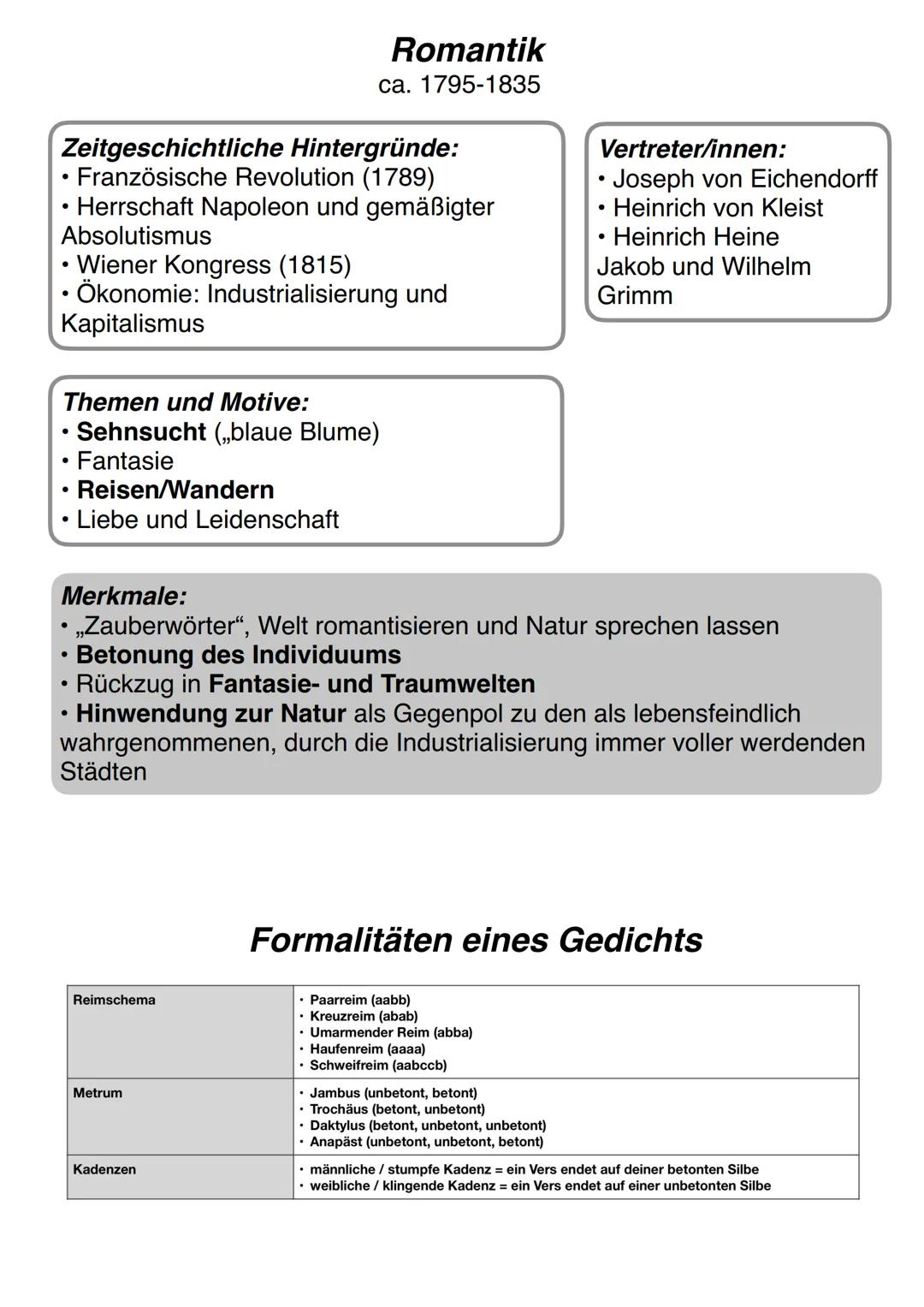 Zeitgeschichtliche Hintergründe:
Französische Revolution (1789)
●
●
Herrschaft Napoleon und gemäßigter
Absolutismus
Wiener Kongress (1815)
•