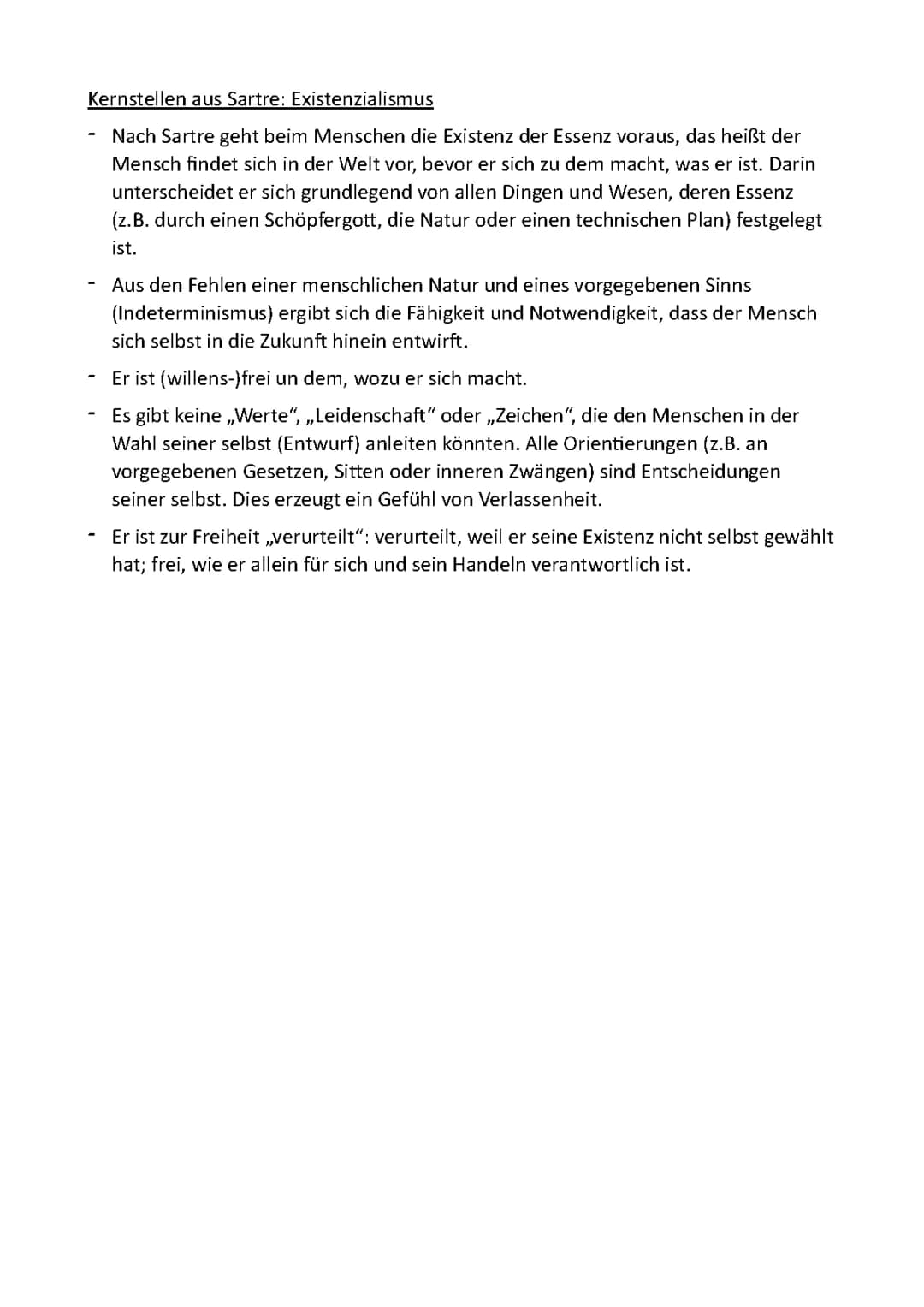 Sartre Existenzialismus einfach erklärt - Zitate, Beispiele und Tod von Jean-Paul Sartre