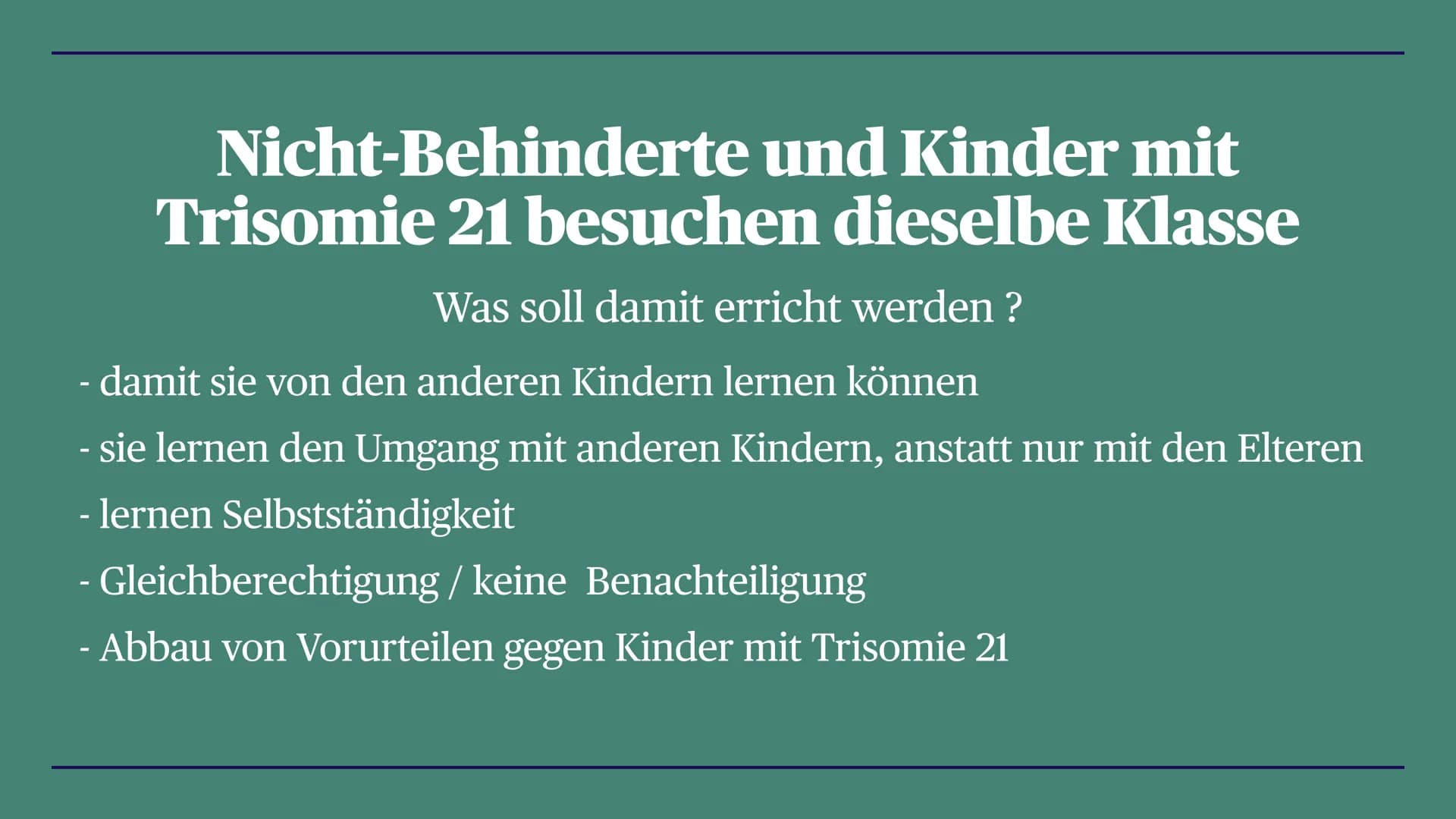 Trisomie 21
Down-Syndrom
Zoe, Louisa, Alina, Linda, La Toya, Talida, Emma, Diana Gliederung
- Definition
- Krankheitsbild
- Entstehung der F