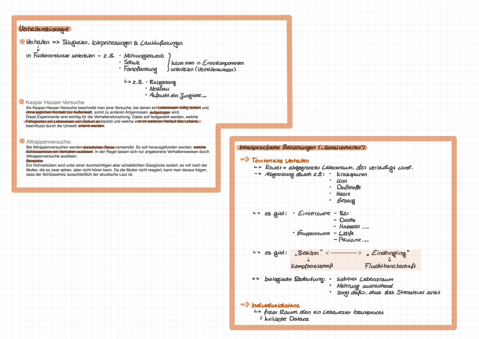 Verhaltensbiologie
Veshallen => Tätigkeiten, körperhaltungen & Lautäußerungen
in Funktionskrese unterteilen - Z.B.• Nahrungserwerb
• Schutz
