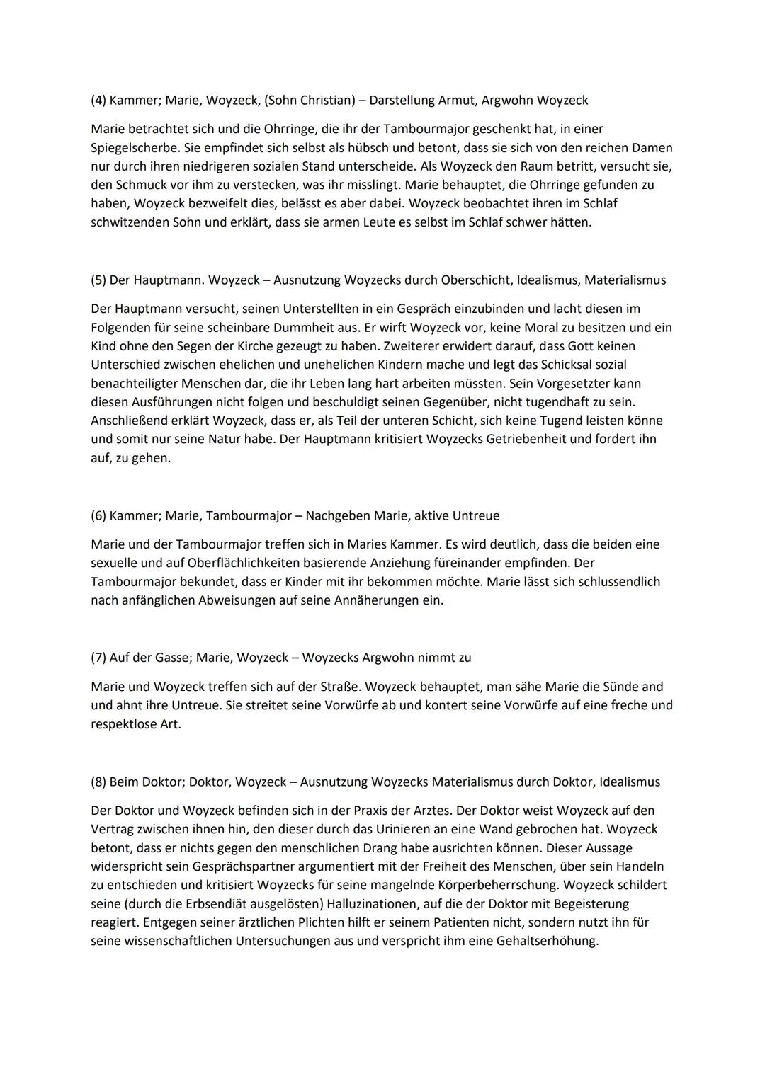 Abitur 2024 Deutsch Grundkurs - Lernzettel Woyzeck

Allgemeines

Dramenfragment:

- verfasst von Georg Büchner ab dem Jahre 1836
- Vollendun