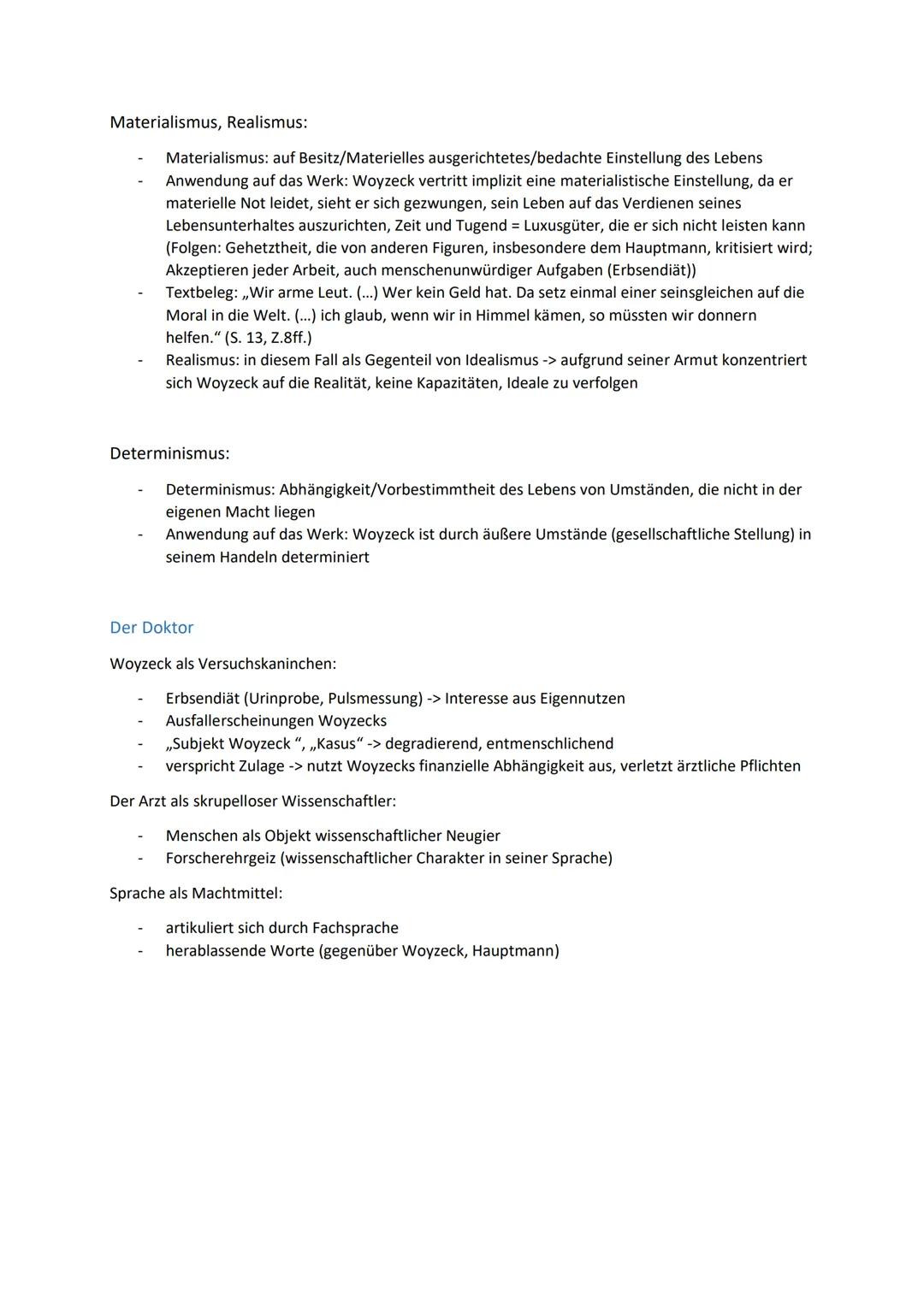 Abitur 2024 Deutsch Grundkurs - Lernzettel Woyzeck

Allgemeines

Dramenfragment:

- verfasst von Georg Büchner ab dem Jahre 1836
- Vollendun