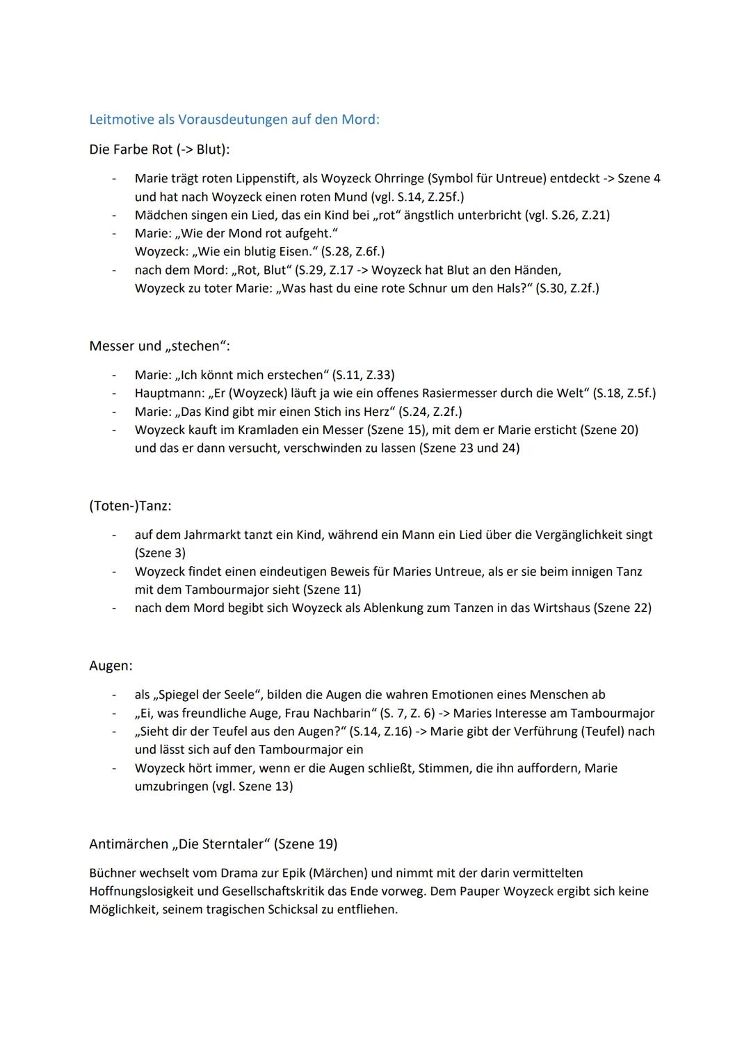 Abitur 2024 Deutsch Grundkurs - Lernzettel Woyzeck

Allgemeines

Dramenfragment:

- verfasst von Georg Büchner ab dem Jahre 1836
- Vollendun