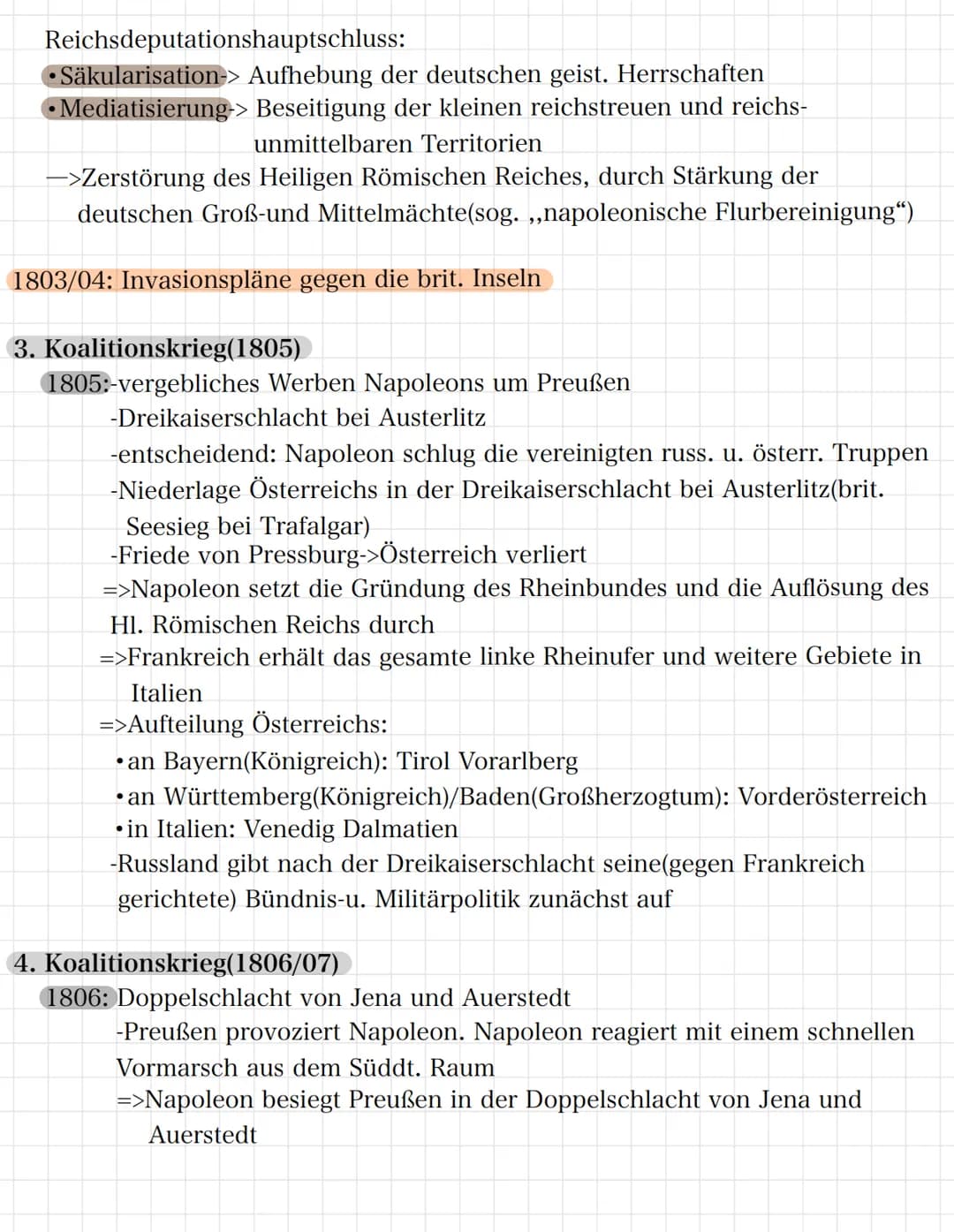 Geschichte
Thema: Deutschland 1789-1815(und Napoleon)
NAPOLEONS INNENPOLITIK
Ziele: Sicherung innerer Ruhe & Bild eines perfekten Staates un
