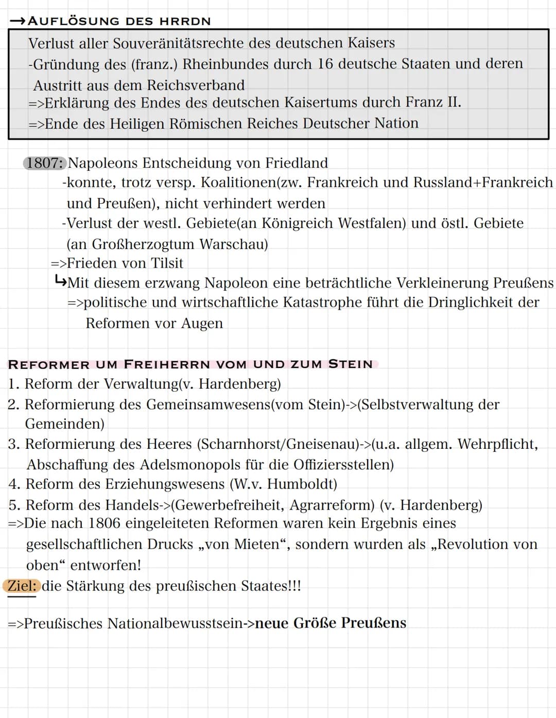 Geschichte
Thema: Deutschland 1789-1815(und Napoleon)
NAPOLEONS INNENPOLITIK
Ziele: Sicherung innerer Ruhe & Bild eines perfekten Staates un