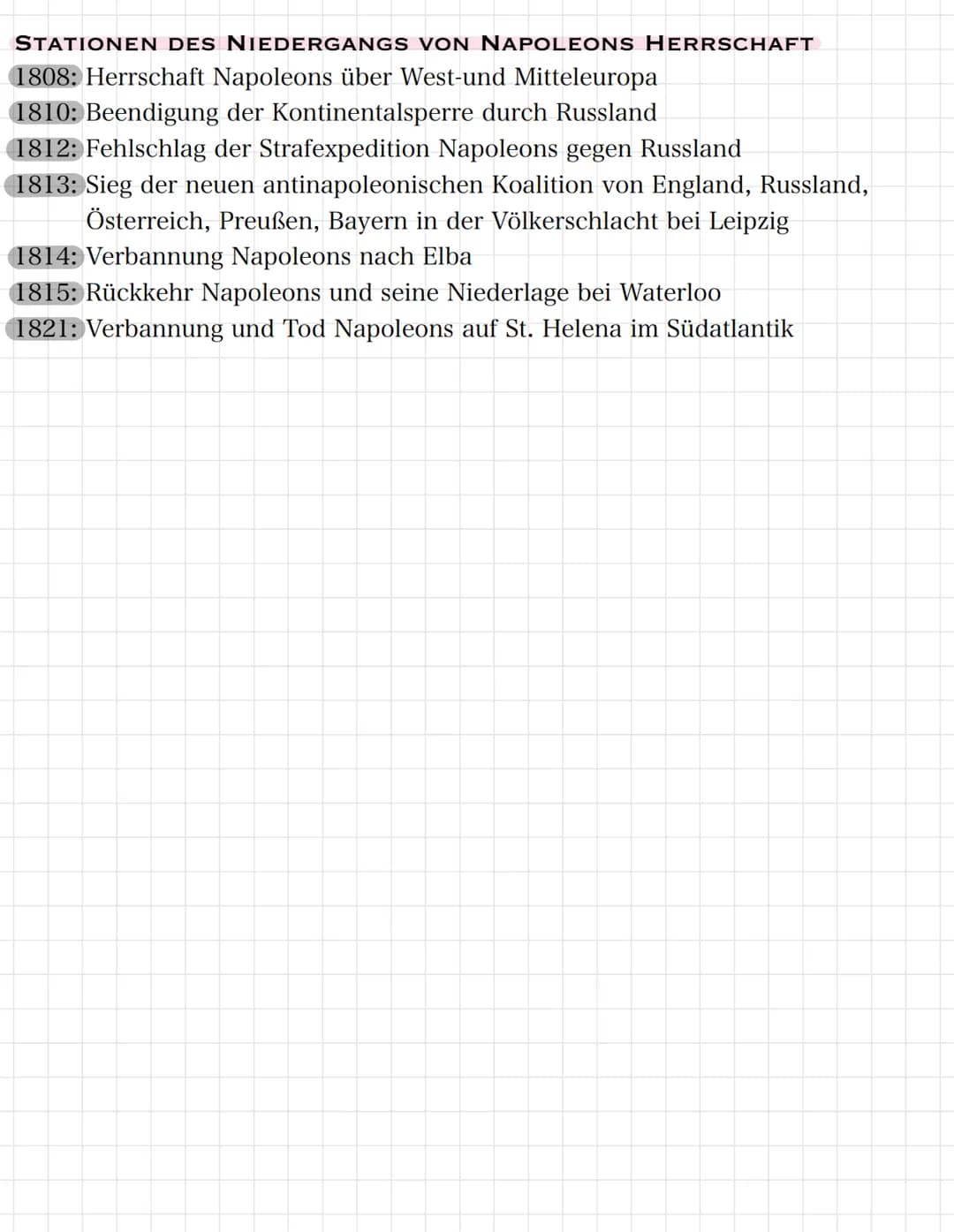 Geschichte
Thema: Deutschland 1789-1815(und Napoleon)
NAPOLEONS INNENPOLITIK
Ziele: Sicherung innerer Ruhe & Bild eines perfekten Staates un