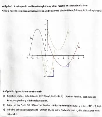 Know Parabel Themen: Scheitelpunkt, Funktionsgleichung, Normalenform, Eigenschaften, im Alltag thumbnail
