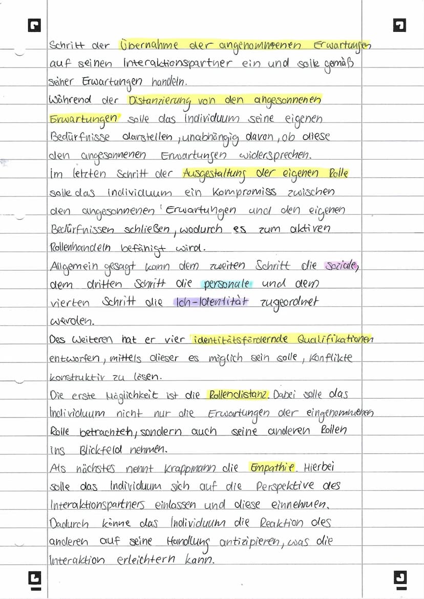 G
Identitätsbegriff
SOZIALE IDENTITÄT
-gesellschaftliche Erwartungen
an das Individuum, sich in
einer Rolle zu verhalten wie
alle anderen
->