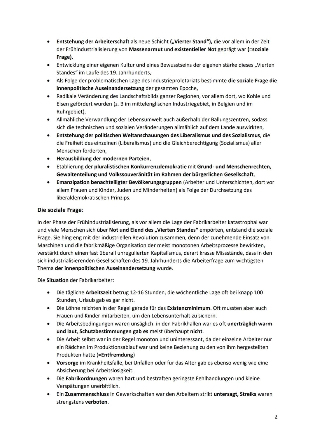 Inhaltsfeld 4: Die moderne Industriegesellschaft zwischen Fortschritt und Krise
Zweite industrielle Revolution, Entstehung der modernen Mass