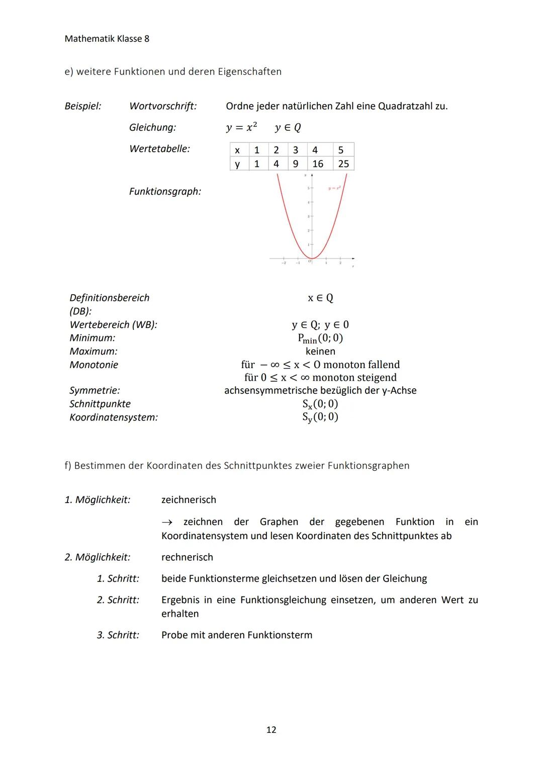 Mathematik Klasse 8
1. TERME UND GLEICHUNGEN
1.1 Arbeiten mit Termen
a) Was ist ein Term?
Wichtig! Zahlen, Größen, Variablen oder sinnvolle 