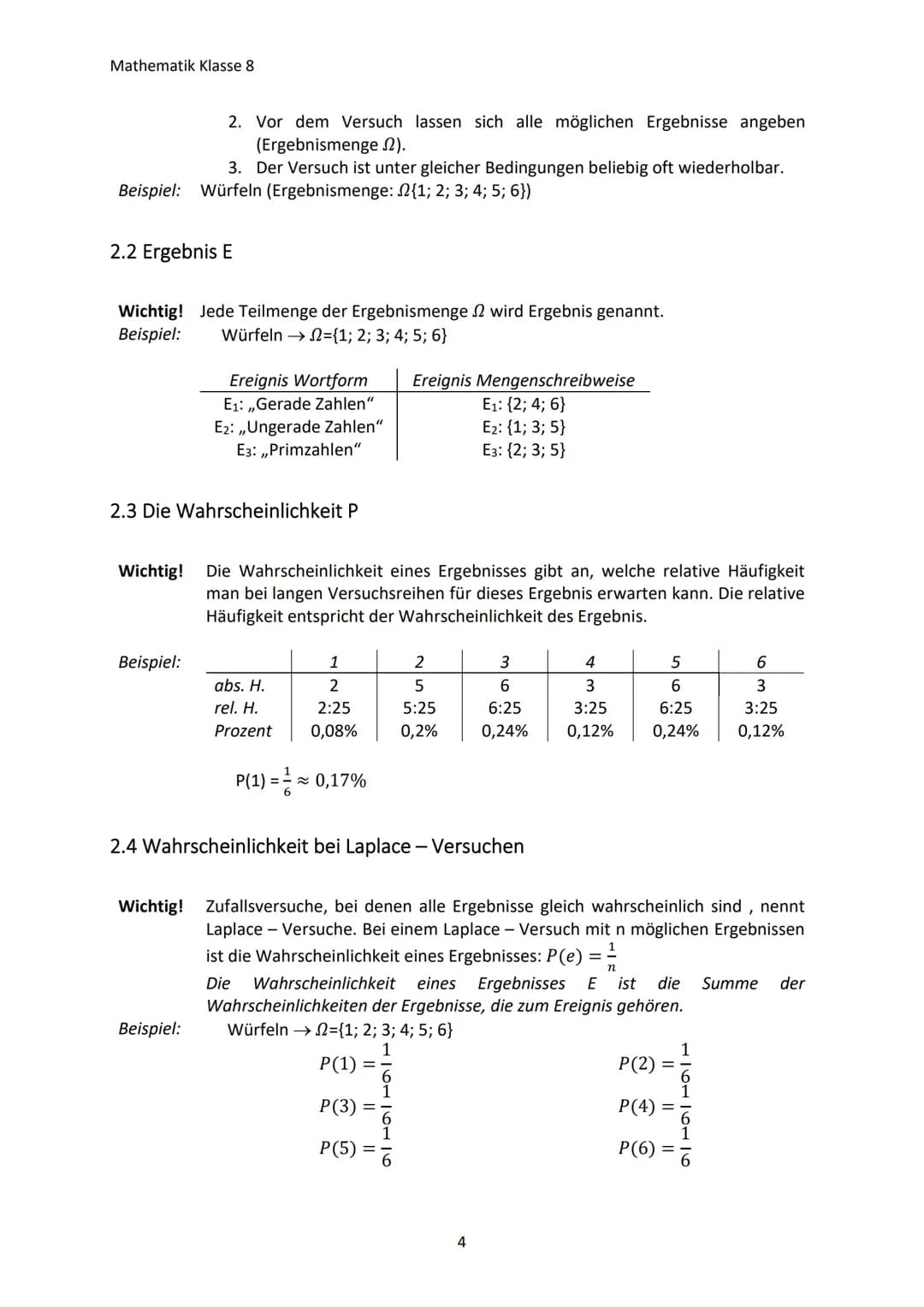 Mathematik Klasse 8
1. TERME UND GLEICHUNGEN
1.1 Arbeiten mit Termen
a) Was ist ein Term?
Wichtig! Zahlen, Größen, Variablen oder sinnvolle 