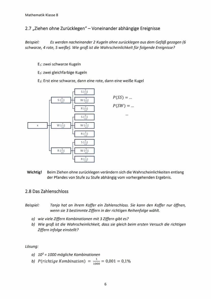 Mathematik Klasse 8
1. TERME UND GLEICHUNGEN
1.1 Arbeiten mit Termen
a) Was ist ein Term?
Wichtig! Zahlen, Größen, Variablen oder sinnvolle 