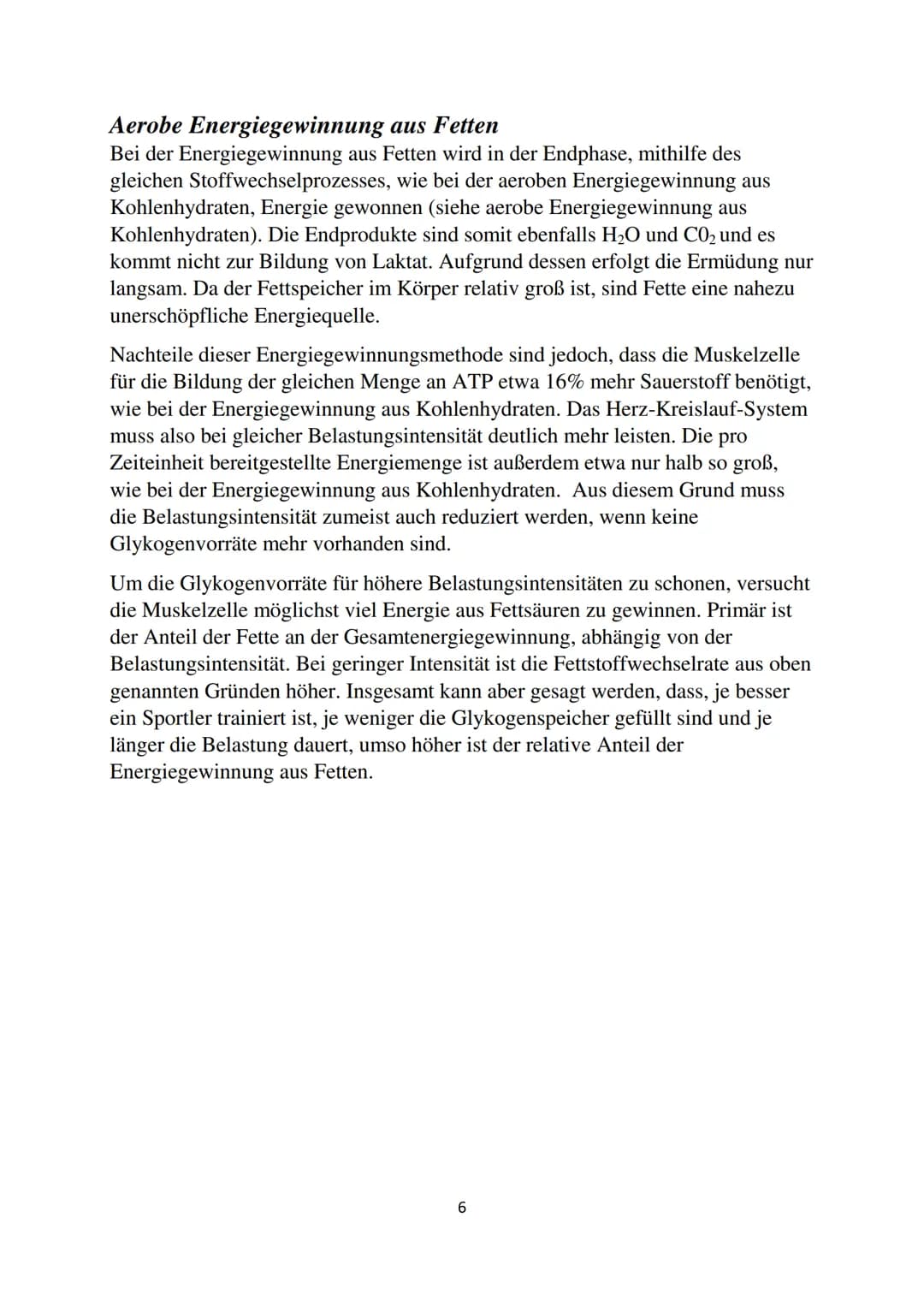 Energiegewinnung in der
Muskelzelle
GFS
Biologie Inhaltsverzeichnis
Einleitung.....
Energiewährung ATP
Synthetisierung von ATP.
Anaerob-alak