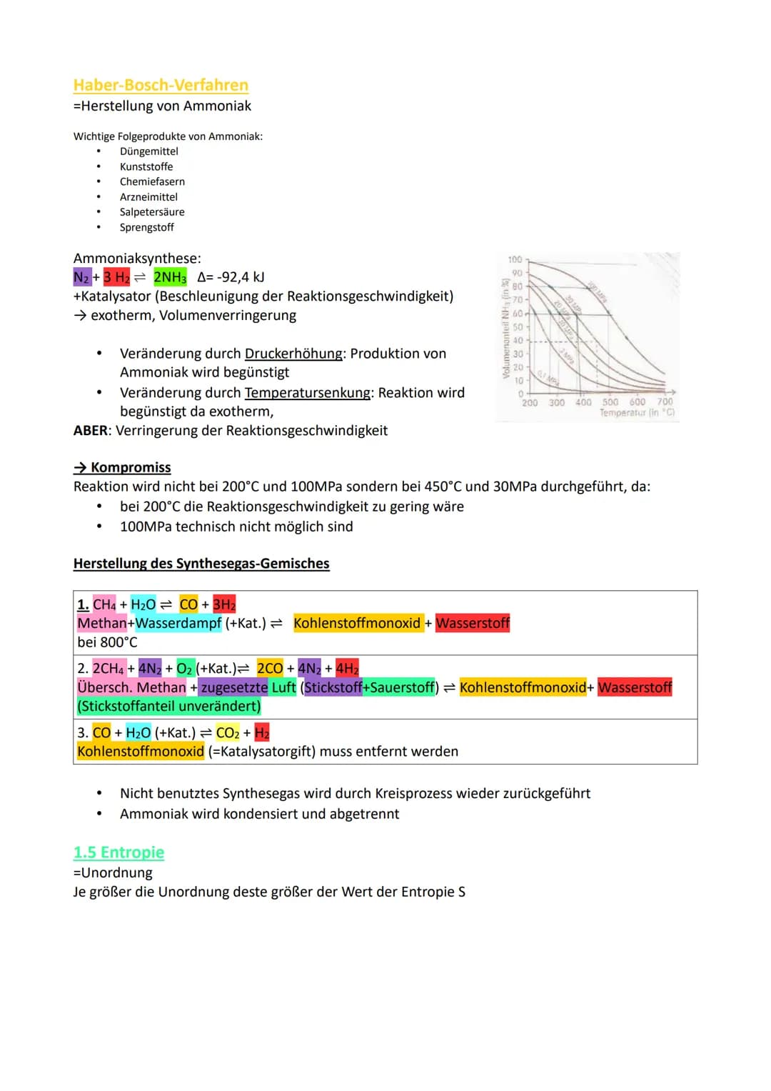 1.Chemisches Gleichgewicht
1.1 Umkehrbare Reaktionen
Produkte exothermer, chemischer Reaktionen lassen sich durch Energiezufuhr grundsätzlic