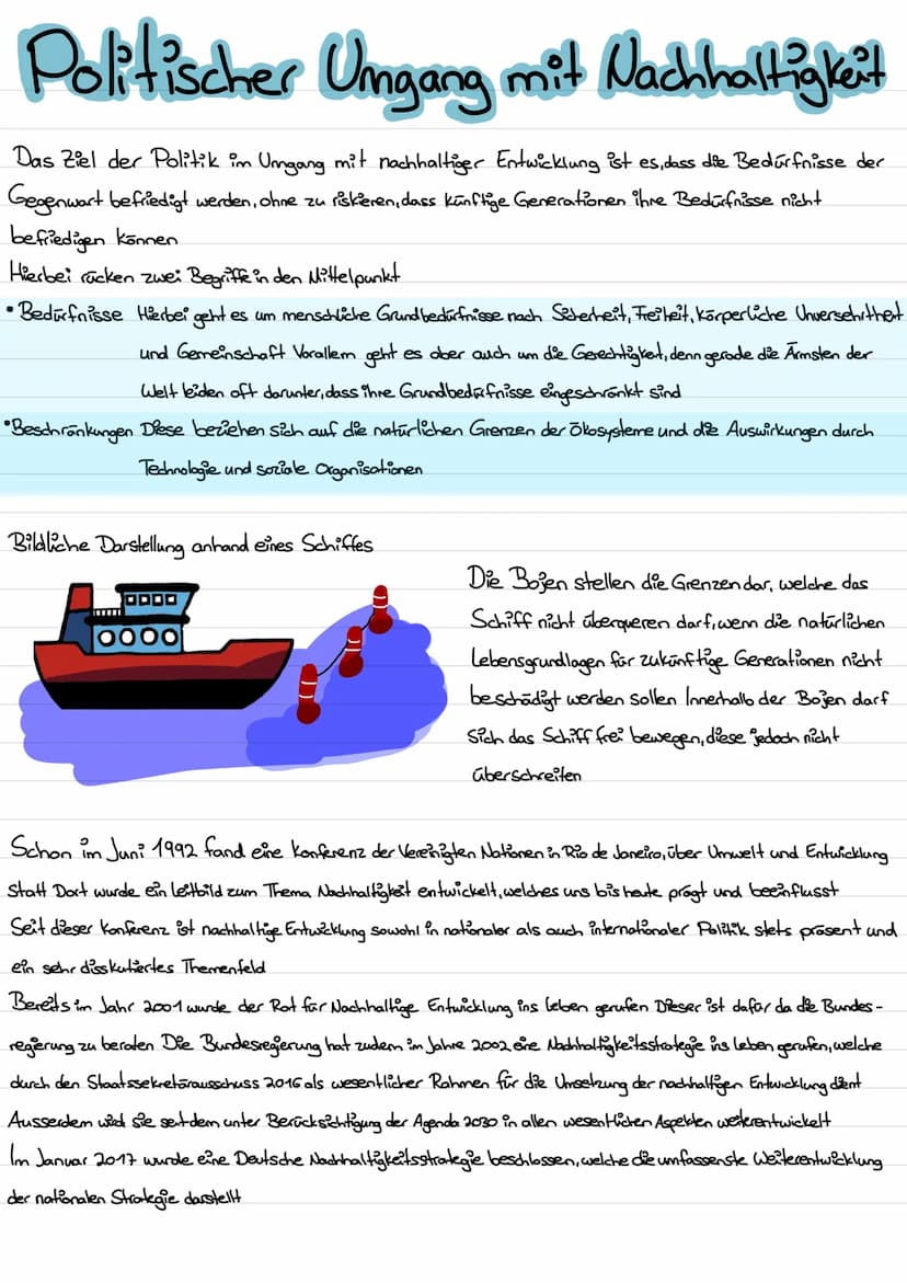 NACHHALTIGKEIT.
Was ist Nachhaltigkeit?
Man spricht von nachhaltigem Handeln, wenn man bei dem Verbrauch von Rohstoffen und anderen Schötzen