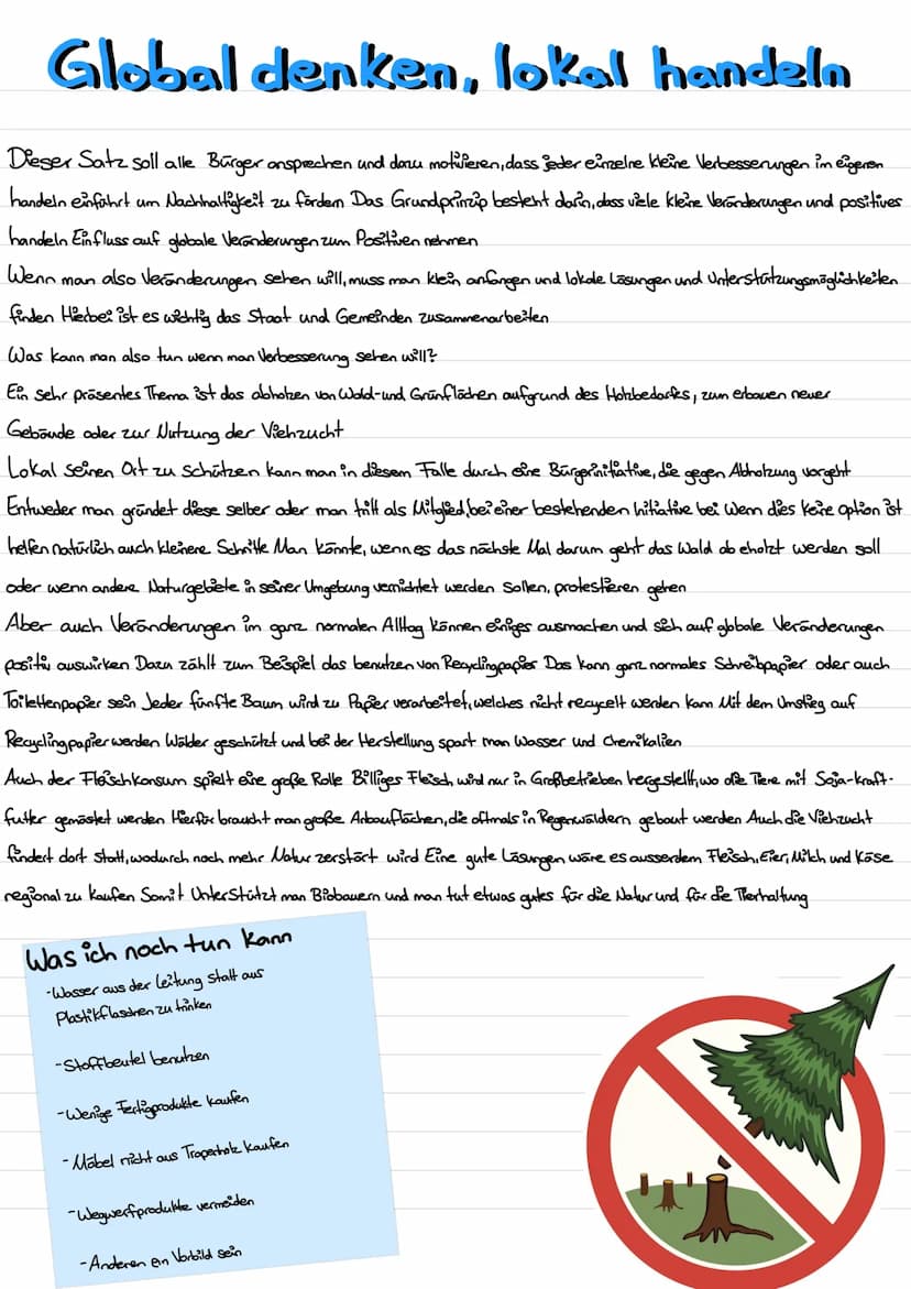 NACHHALTIGKEIT.
Was ist Nachhaltigkeit?
Man spricht von nachhaltigem Handeln, wenn man bei dem Verbrauch von Rohstoffen und anderen Schötzen