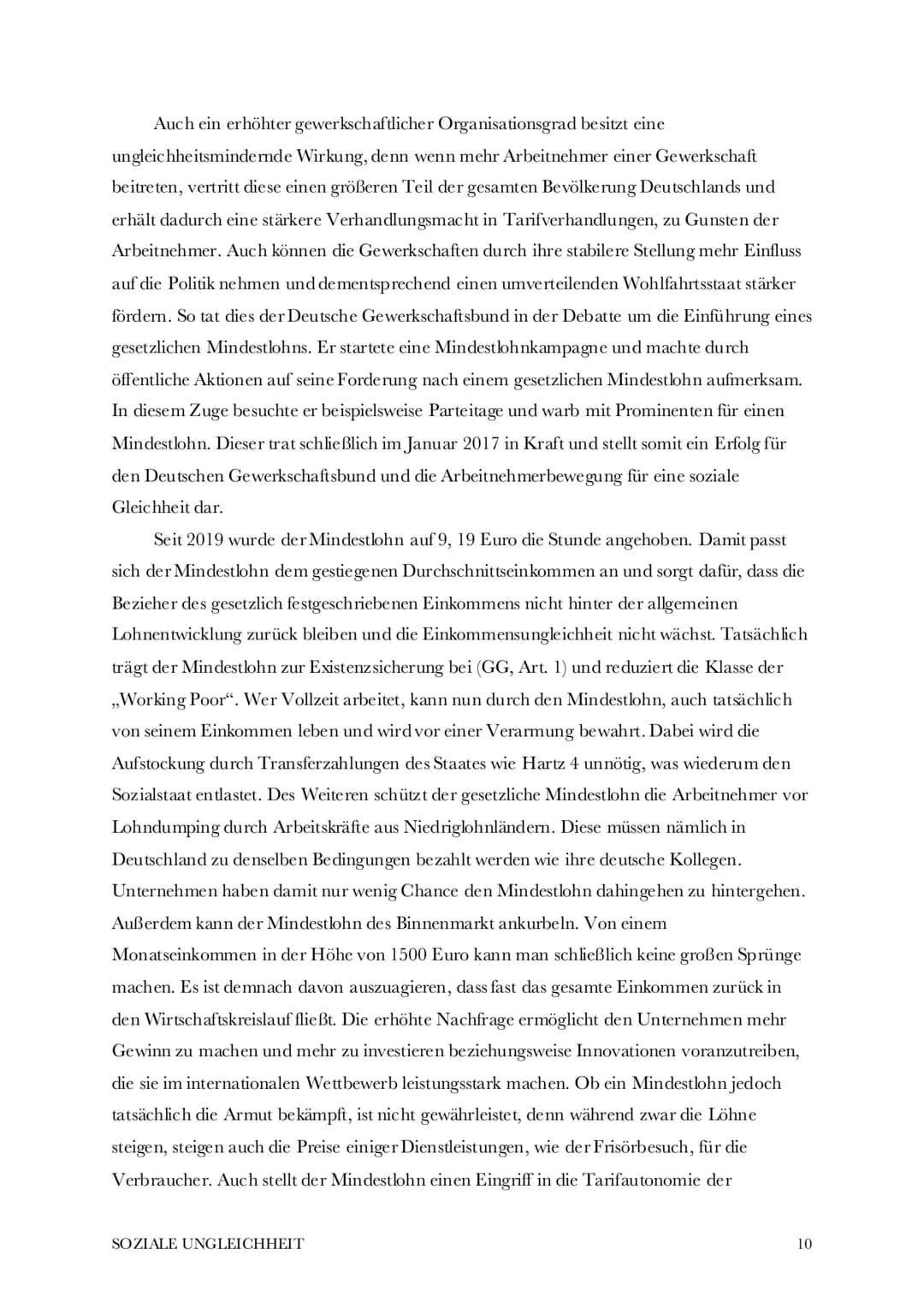 Soziale Ungleichheit
Begriff, Ursachen, Folgen, mögliche Lösungen
Der Begriff,,Soziale Ungleichheit" beschreibt den Zustand, wenn Menschen a