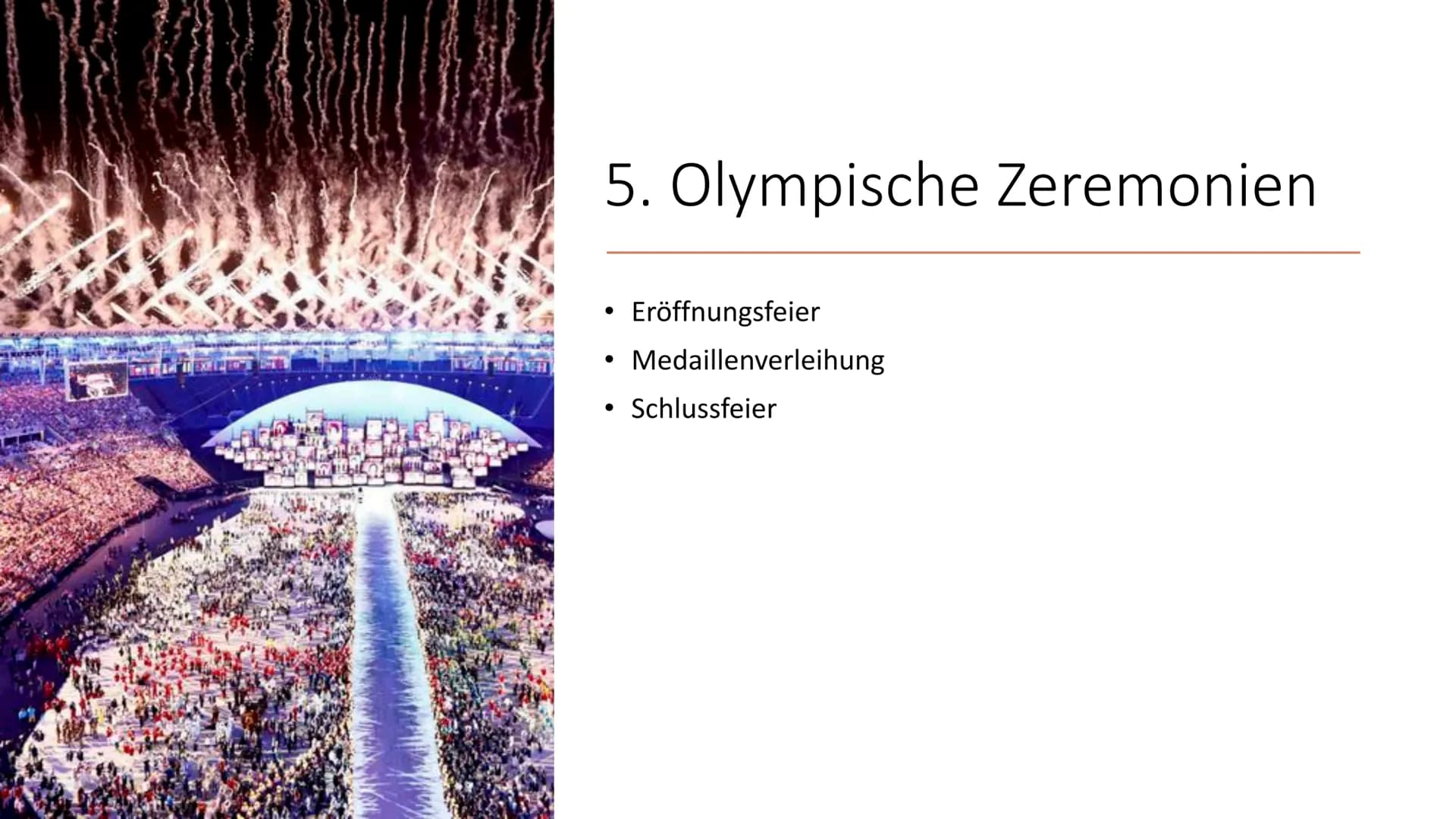 Die Olympischen Spiele
Dabei sein ist alles - Gliederung
1. Die Geschichte der Olympischen Spiele
2. Sportarten
3. Rolle der Olympischen Spi