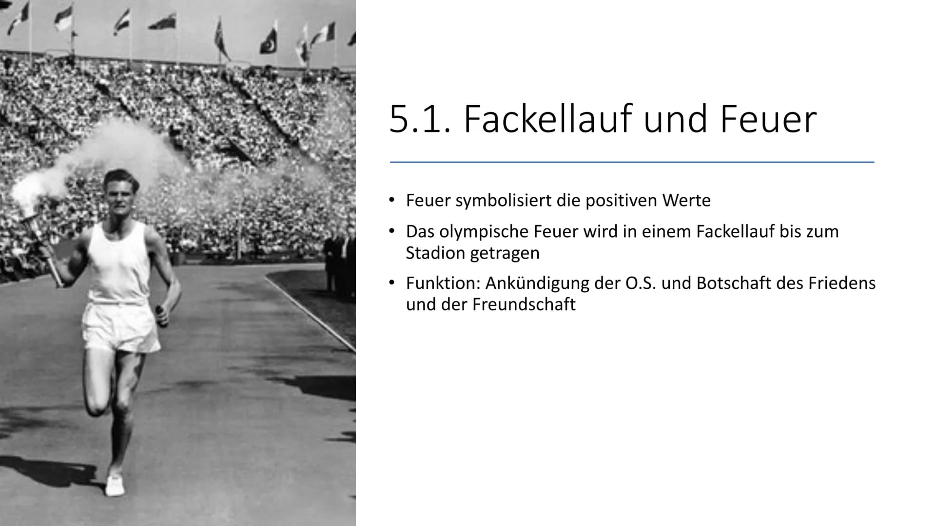 Die Olympischen Spiele
Dabei sein ist alles - Gliederung
1. Die Geschichte der Olympischen Spiele
2. Sportarten
3. Rolle der Olympischen Spi