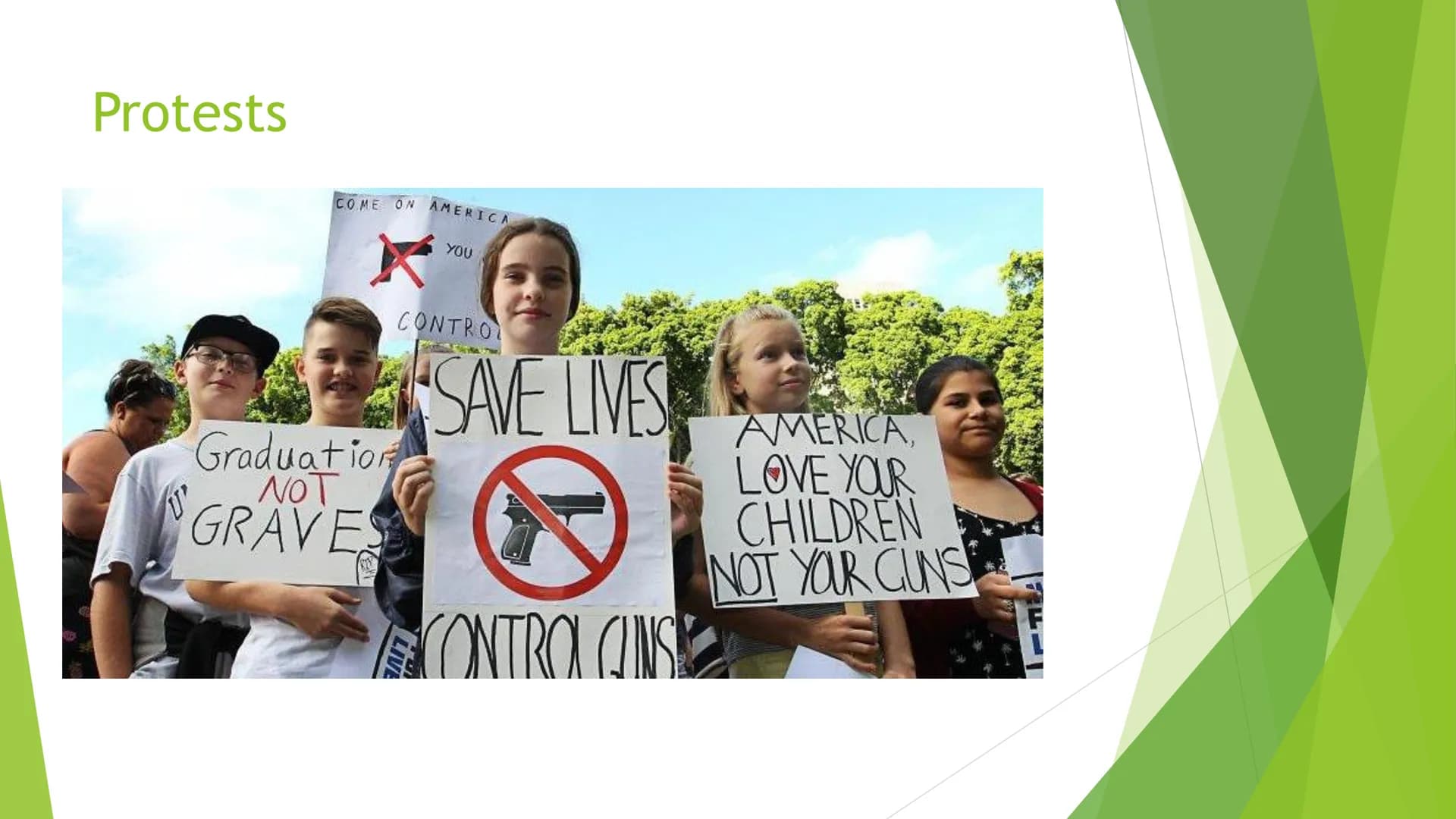 Gun control What is gun control?
Set of laws (over 20.000)
► The regulation of the sale and use of firearms. Second Amendment to the United 