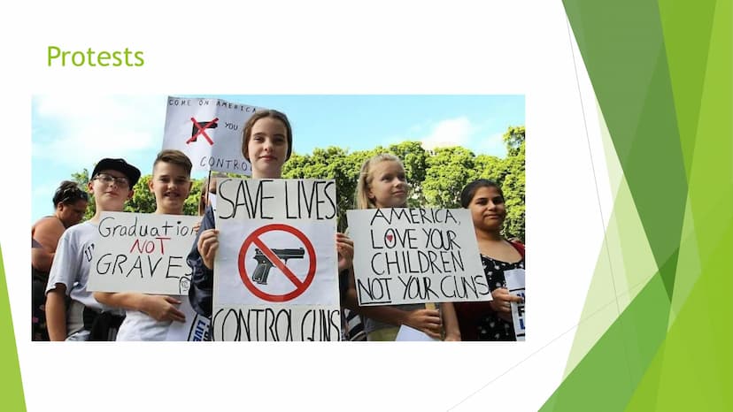 Gun control What is gun control?
Set of laws (over 20.000)
► The regulation of the sale and use of firearms. Second Amendment to the United 
