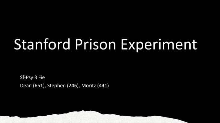 Know Standford Prison  Experiment -PowerPoint thumbnail