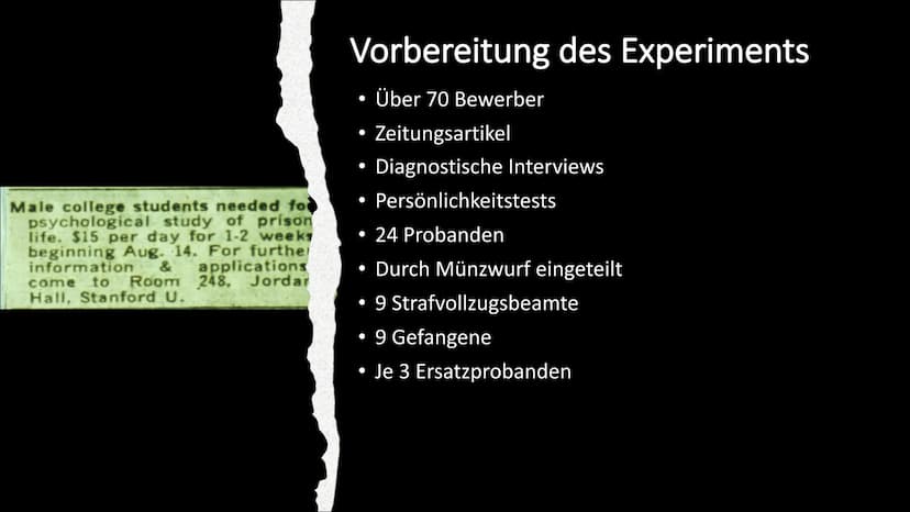 Stanford Prison Experiment
Sf-Psy 3 Fie
Dean (651), Stephen (246), Moritz (441) Allgemeine
Informationen
Gefangene
Tag 5 -
Priester &
Entlas