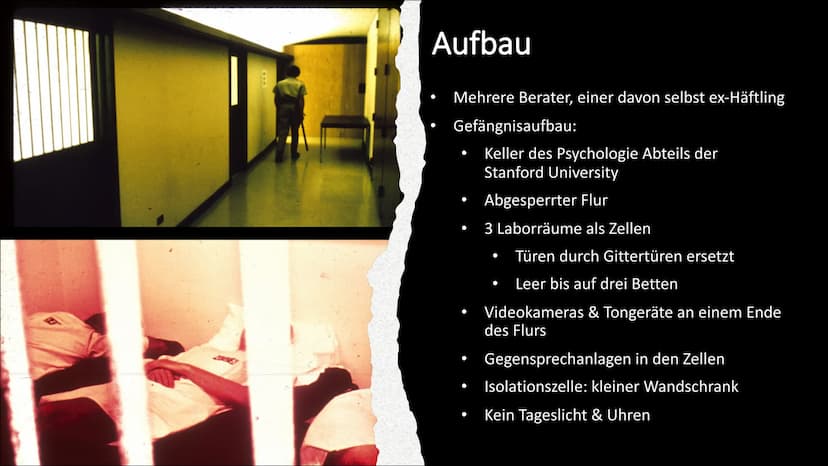 Stanford Prison Experiment
Sf-Psy 3 Fie
Dean (651), Stephen (246), Moritz (441) Allgemeine
Informationen
Gefangene
Tag 5 -
Priester &
Entlas