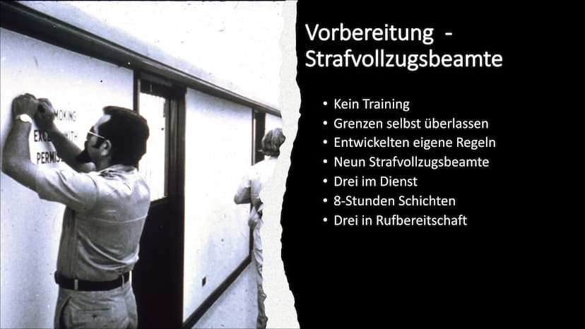 Stanford Prison Experiment
Sf-Psy 3 Fie
Dean (651), Stephen (246), Moritz (441) Allgemeine
Informationen
Gefangene
Tag 5 -
Priester &
Entlas