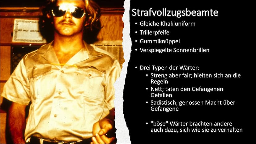 Stanford Prison Experiment
Sf-Psy 3 Fie
Dean (651), Stephen (246), Moritz (441) Allgemeine
Informationen
Gefangene
Tag 5 -
Priester &
Entlas