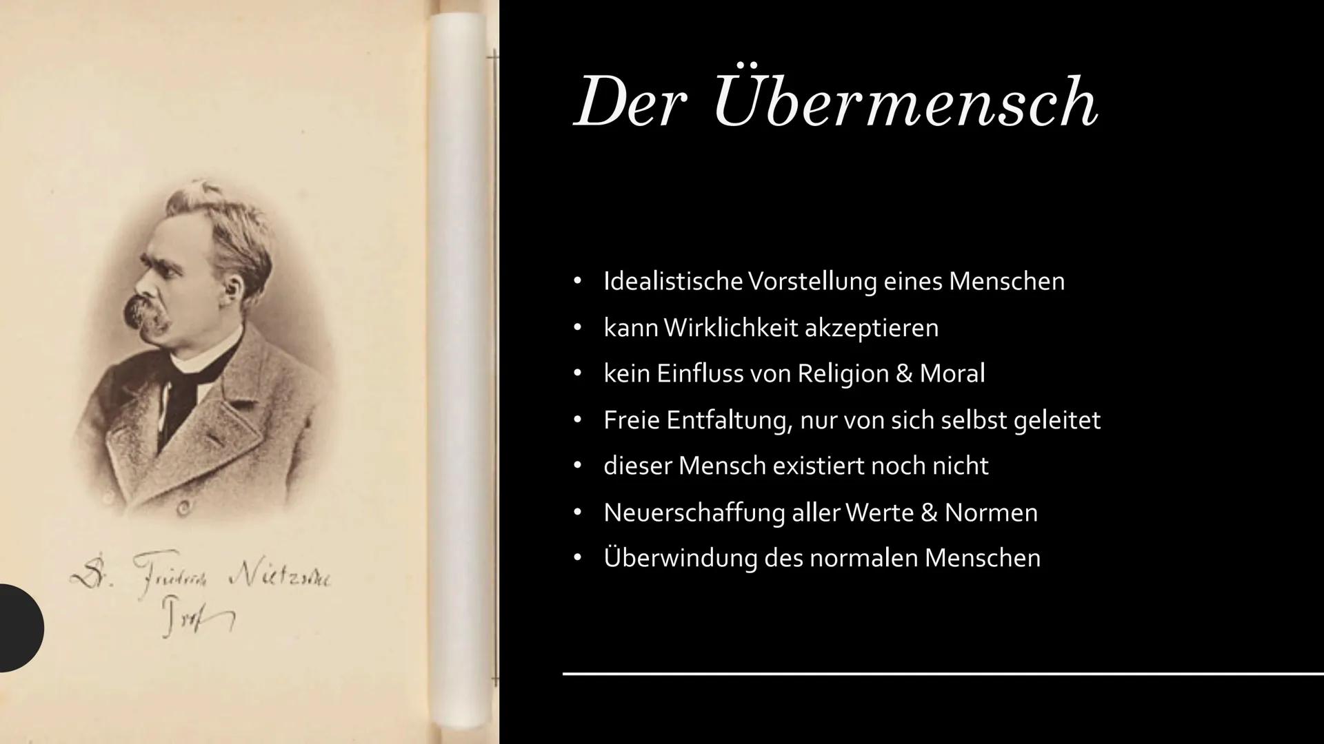 FRIEDRICH
NIETZSCHE Kindheit
●
●
●
●
Bildung & Beruf
●
15 Oktober 1844 in Röcken geboren
Vater war protestantischer Pfarrer
lebte mit Vater,