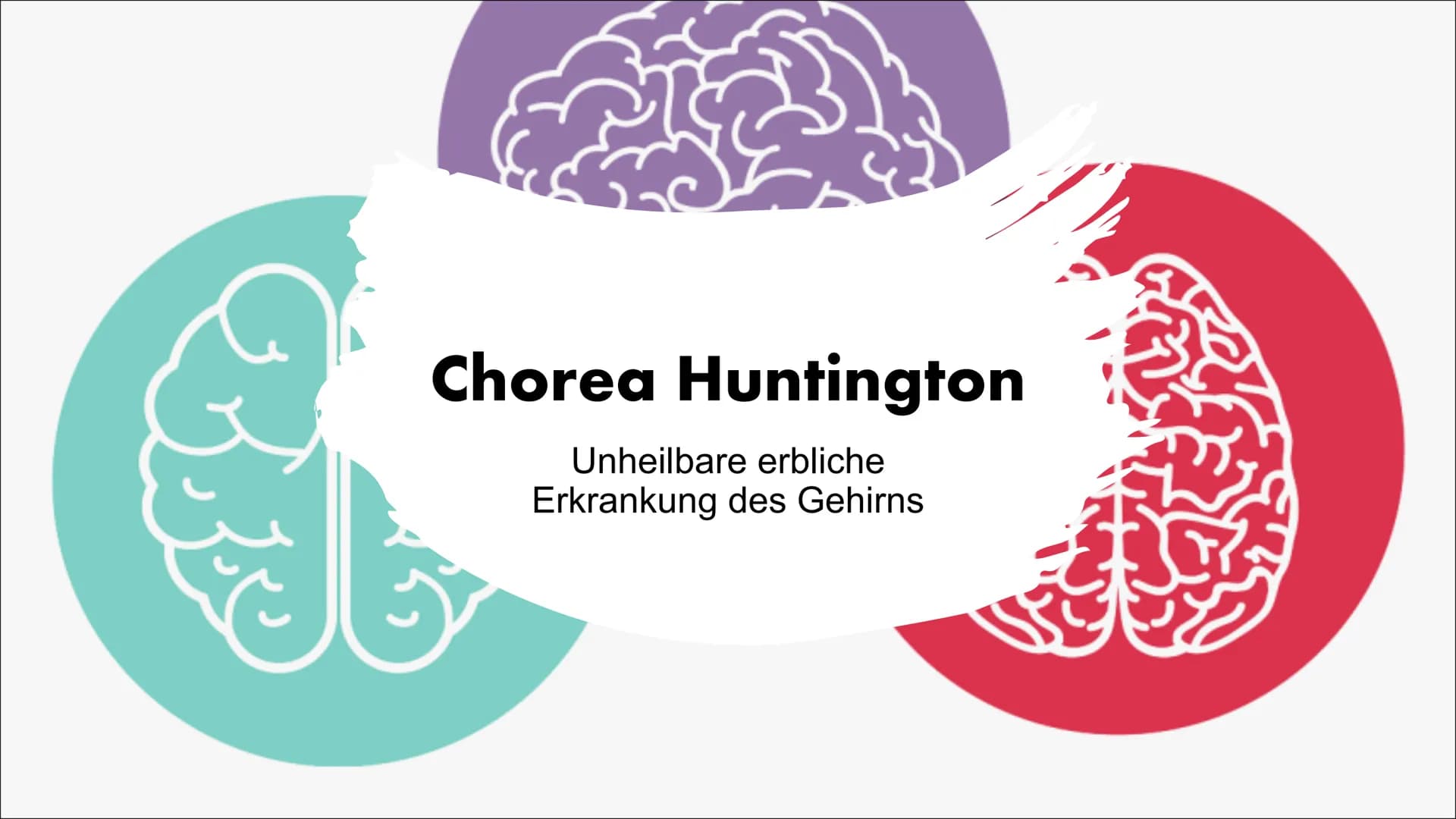 Chorea Huntington
Unheilbare erbliche
Erkrankung des Gehirns Gliederung
Video mit einer Betroffenen
Definition
Symptome
Ursache
Krankheitsve