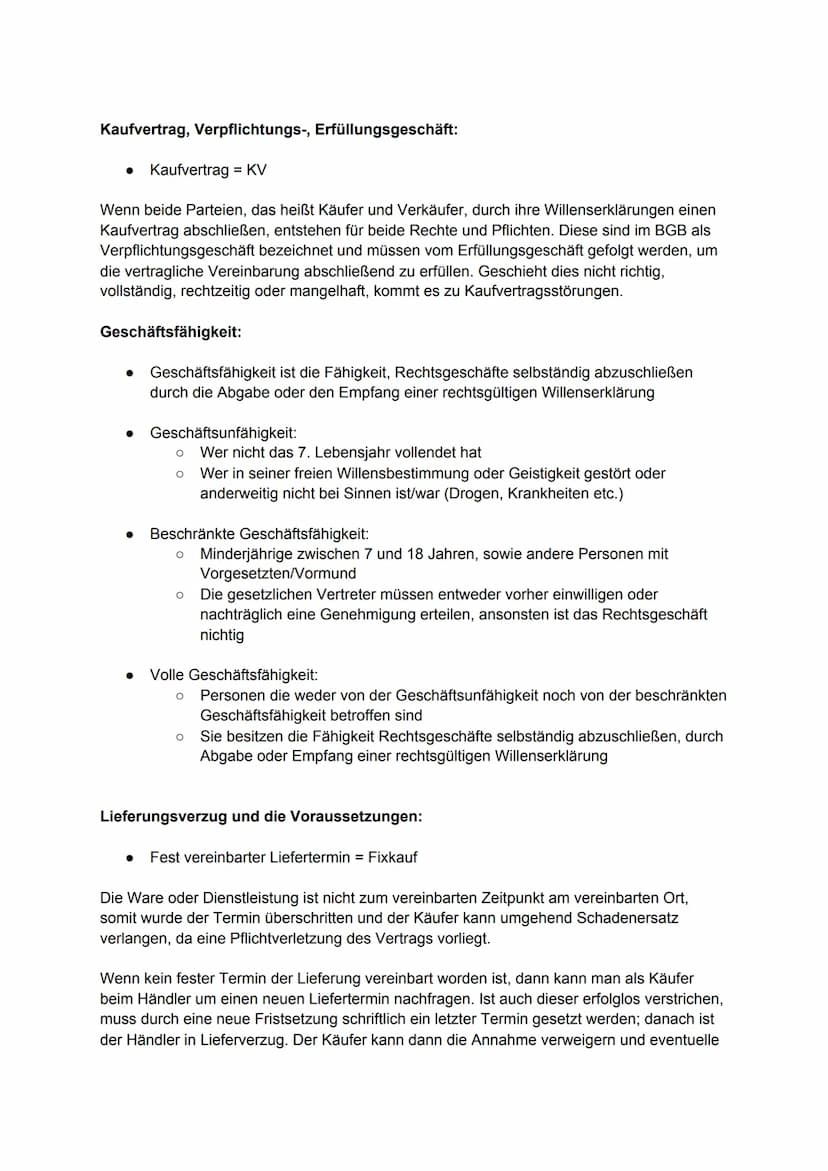 Wirtschaftsklausur, Dienstag 27.10.2020
Themen:
• Mangelhafte Lieferung
Rechte der Kunden
Arten der Mängel
● Lieferungsverzug und die Voraus