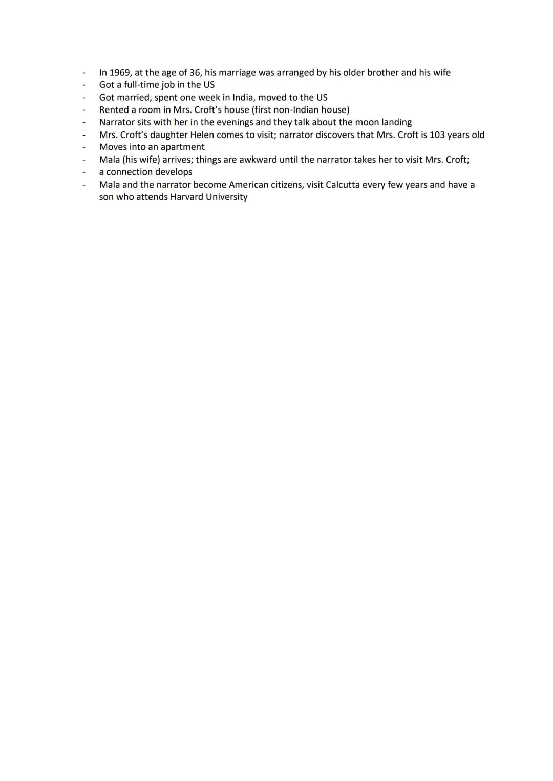 Handout "The third and final continent"
Short summary characteristics:
Limited number of characters
Concentration on one character/situation
