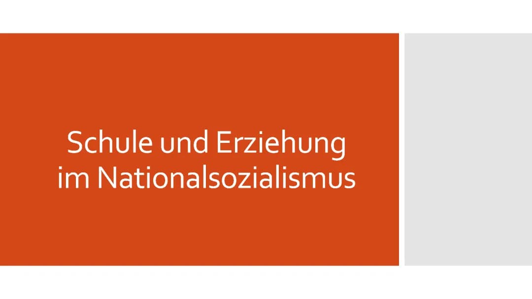 NS-Erziehung: Zusammenfassung, 3 Säulen und 4 Grundprinzipien der NS-Pädagogik