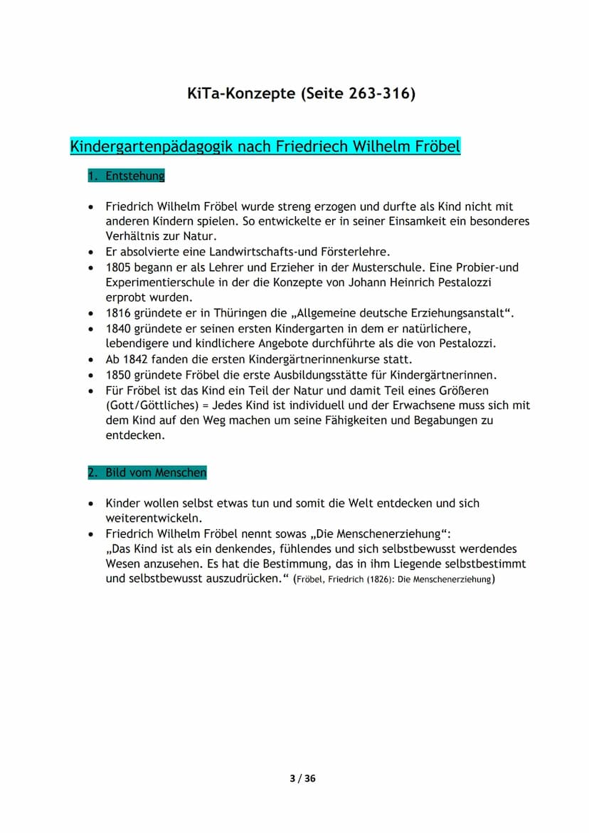 20.11.2020
,,Ersatzaufgabe" anstelle des Praktikums
Melissa Lehn; AHR 11a
Kita-Konzepte
Praxislehrer: Pia Schmutzler
Fach: Sozialpädagogik
1