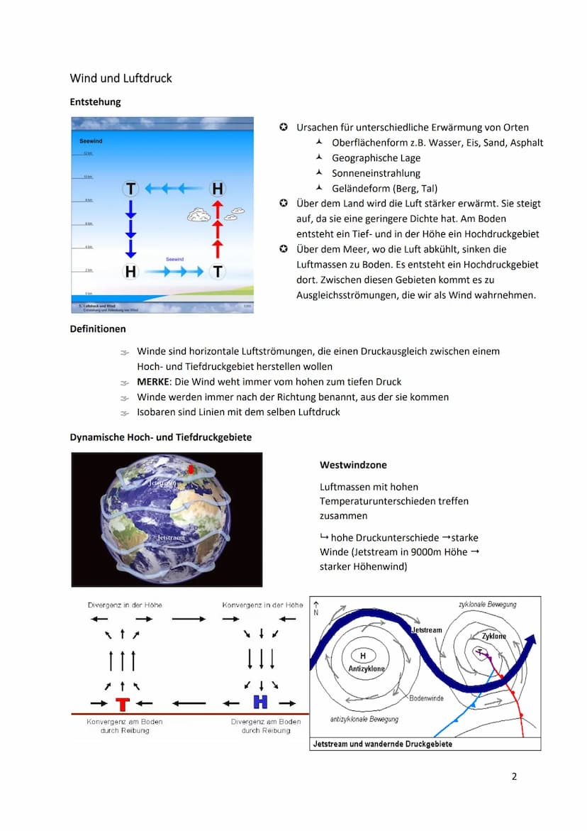 NWT
Die Atmosphärische Zirkulation
WINDGÜRTEL
Außertropische
Westwinde mit
Zyklonen und
Antizyklonen
(K) polare Ostwinde-
(K) Nordostwindzon