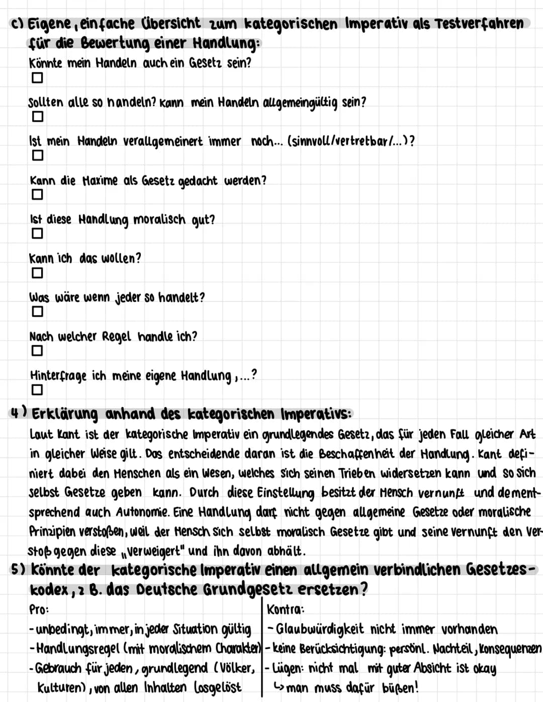 Kategorischer Imperativ: Beispiele, Zitate und Kritik leicht erklärt