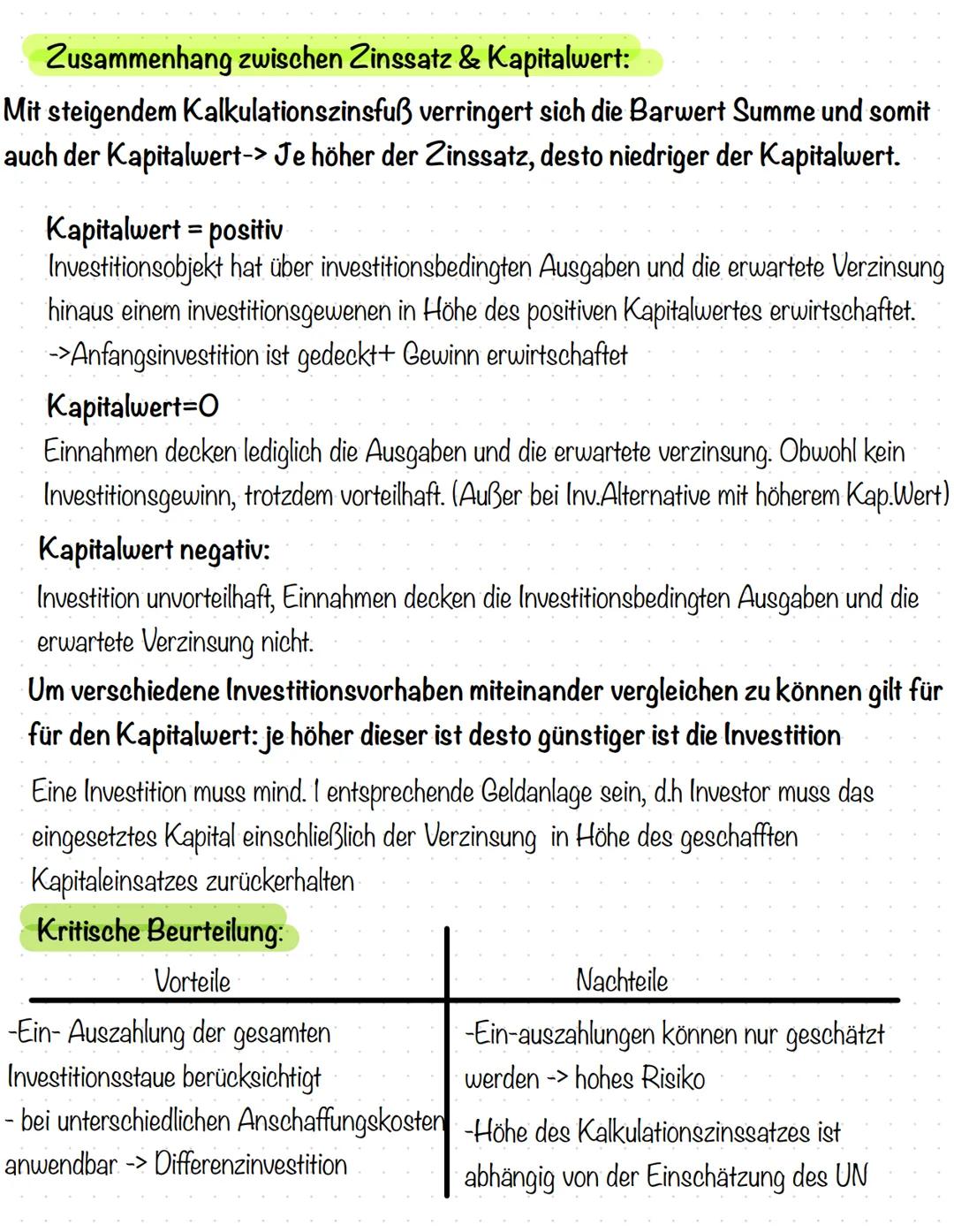 BWL BWL Themen Klausur 2

Statisches verfahren:
steht bei b)!
1. Kostenvergleichsrechnung Was ist das?
Berechnungsschema
Kritische Auslastun