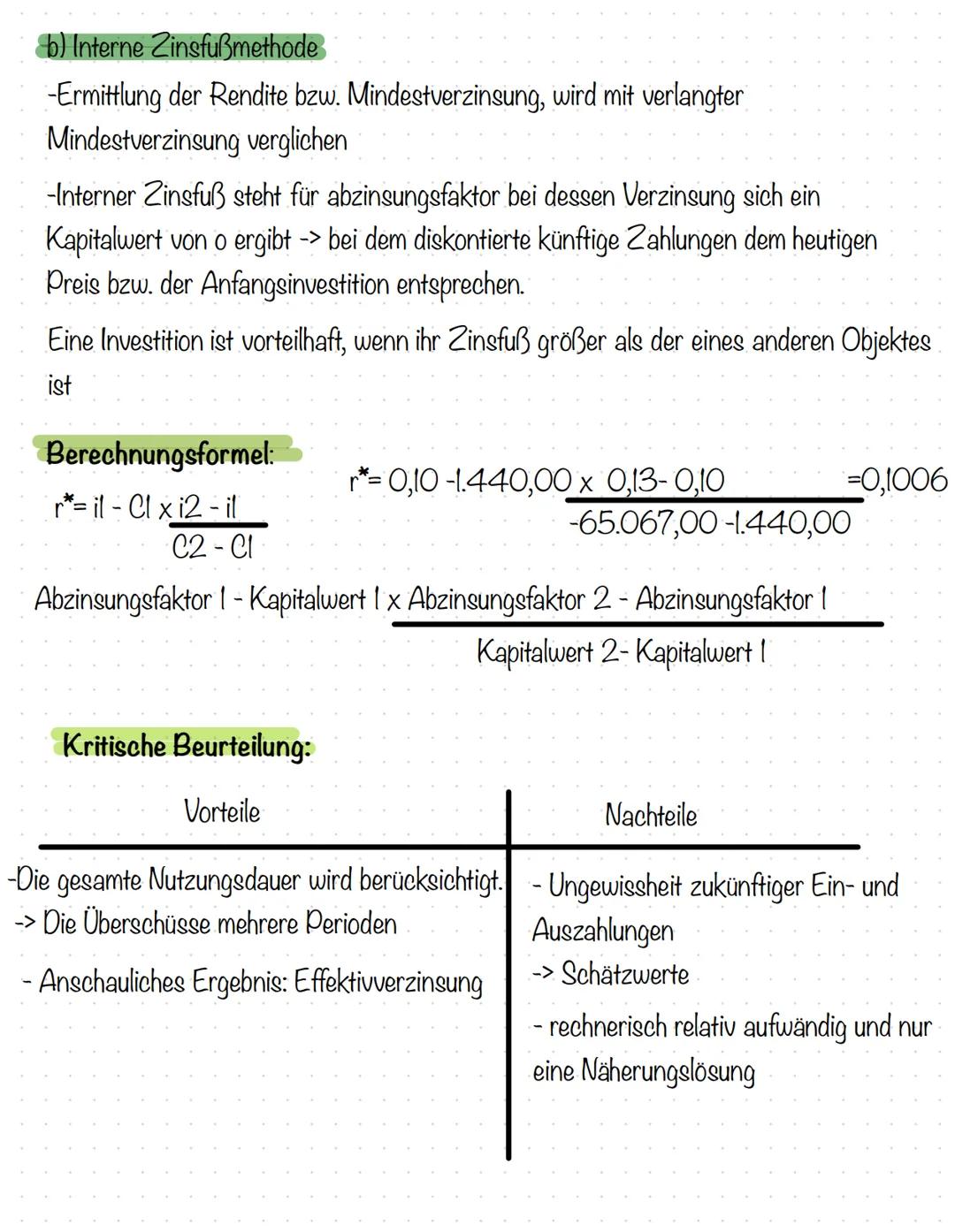 BWL BWL Themen Klausur 2

Statisches verfahren:
steht bei b)!
1. Kostenvergleichsrechnung Was ist das?
Berechnungsschema
Kritische Auslastun
