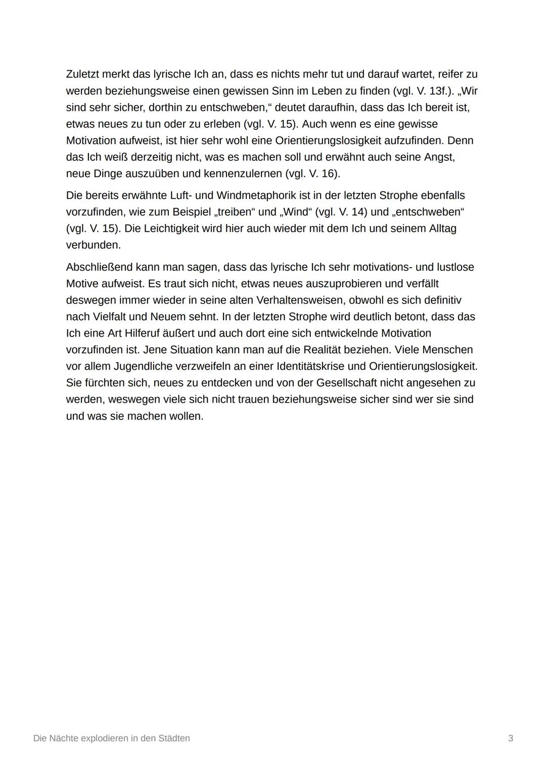 Die Nächte explodieren in den
Städten
Das von Ernst Wilhelm Lotz verfasste Gedicht "Die Nächte explodieren in den
Städten" stammt aus der Ze
