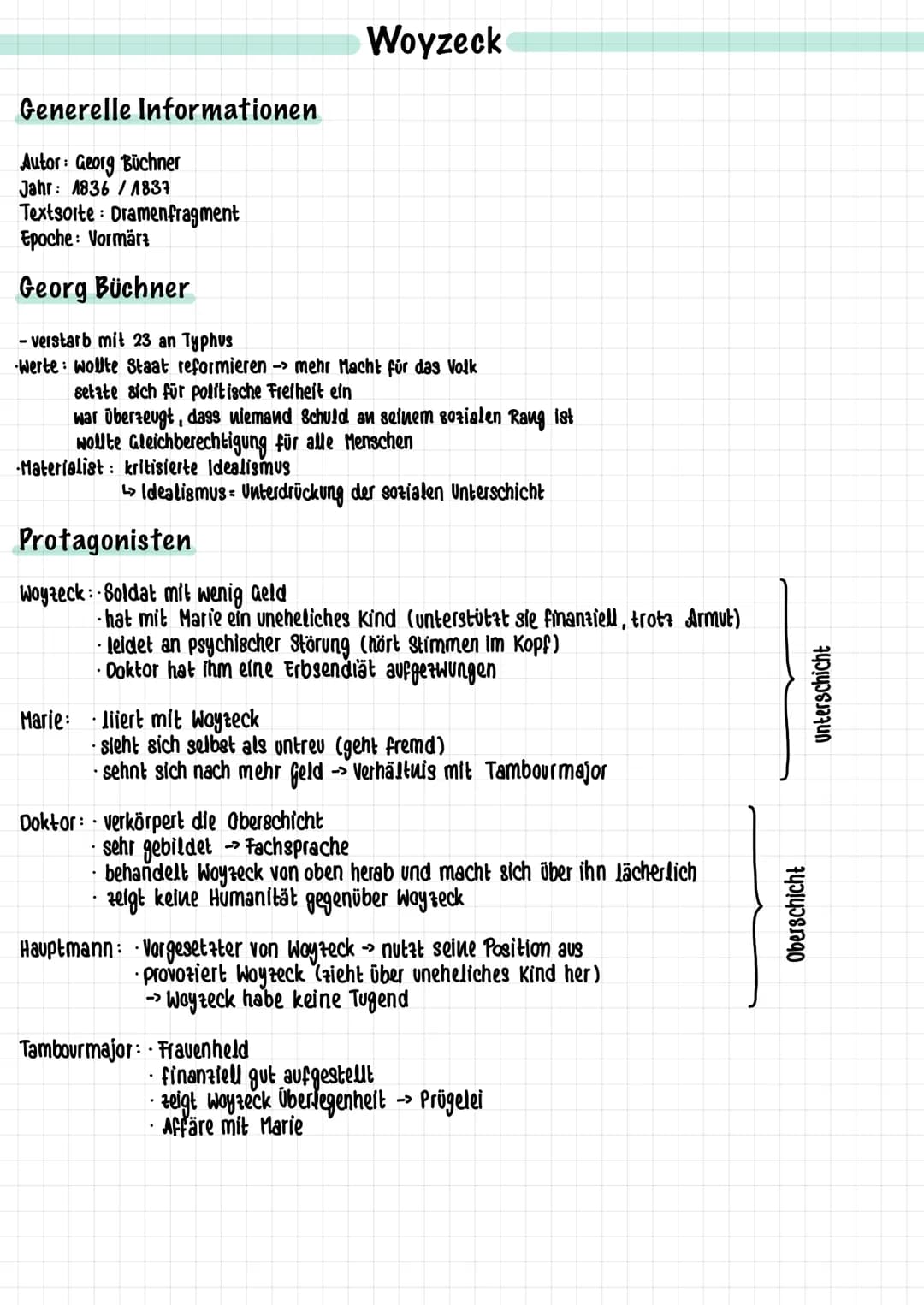 Generelle Informationen
Autor : Georg Büchner
Jahr 1836 1837
Textsorte: Dramenfragment
Epoche: Vormärz
Georg Büchner
-verstarb mit 23 an Typ