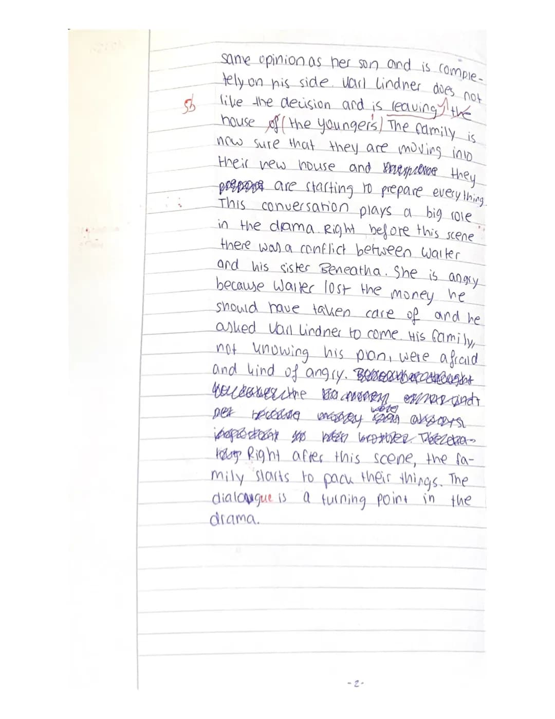 Task 1:
from
The given extract of the drama
"A Raisin in the Sun" written by Lorraine
Hansberry and first performed in 1959
is about the dec