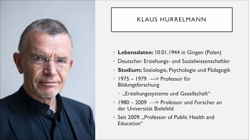 HURRELMANN/BAUER
BOURDIEU Hurrelmann/Bauer
Biografien
●
●
●
●
Sozialisationsverständnis
Entwicklungsaufgaben
Transition und Moratorium
Risik