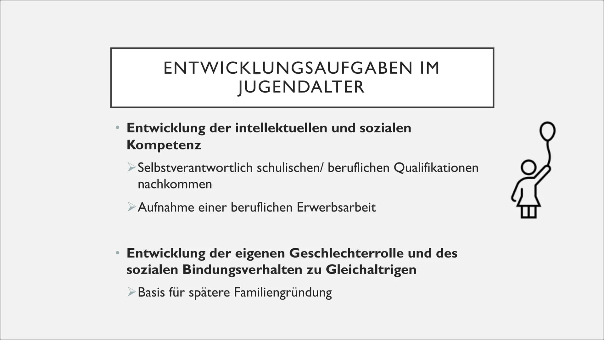 HURRELMANN/BAUER
BOURDIEU Hurrelmann/Bauer
Biografien
●
●
●
●
Sozialisationsverständnis
Entwicklungsaufgaben
Transition und Moratorium
Risik