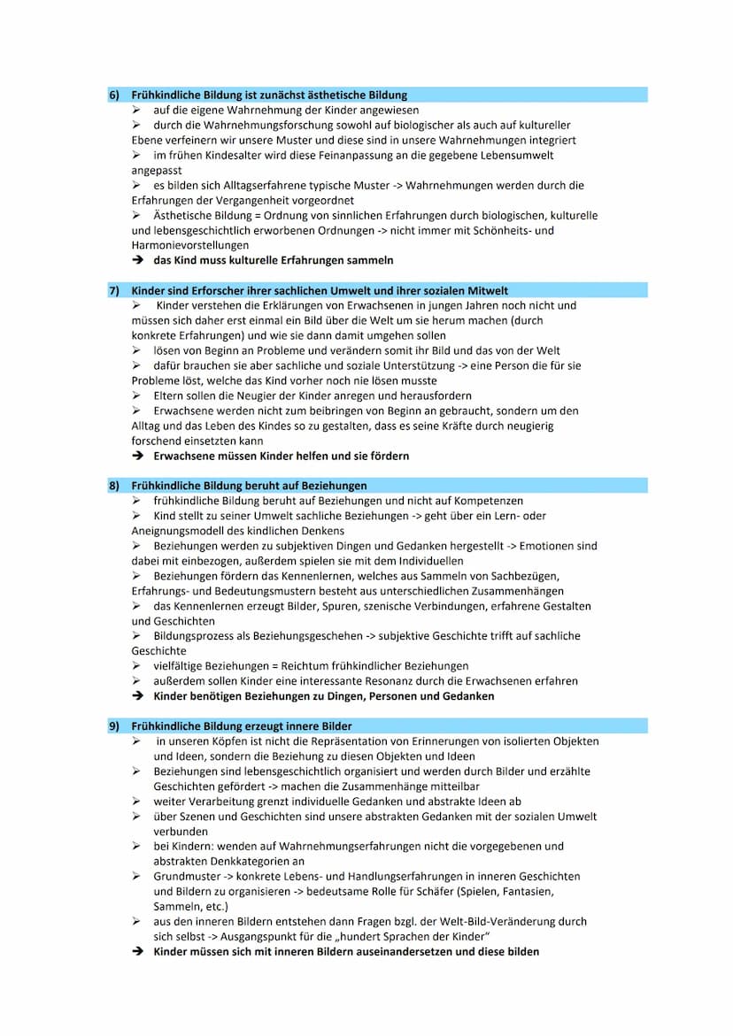15 Thesen:
Gerd E. Schäfer
1)
Der Elementarbereich ist ein eigener Bildungsbereich
vorschulischen Bildungsbereich mit seinen Aufgaben, Insti