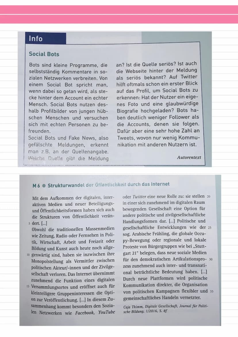 powi
Klausur 1 Q2
Funktionen der Medien.
・Information, Mitwirkung an der Meinungsbildung, Kontrolle und Kritik
durch Medien vermittelte Welt