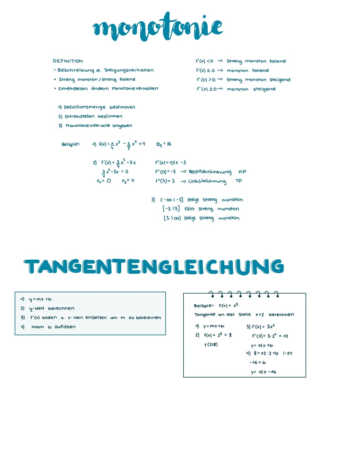 ● Definitionsmenge:
Beispiele: D IR 20
Eine Funktion ist eine eindeutige Zuordnung, die jedem
Element aus der Definitionsmenge genau ein Ele