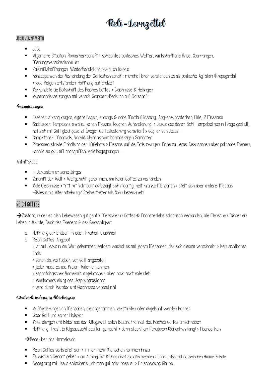 Katholische Religion 