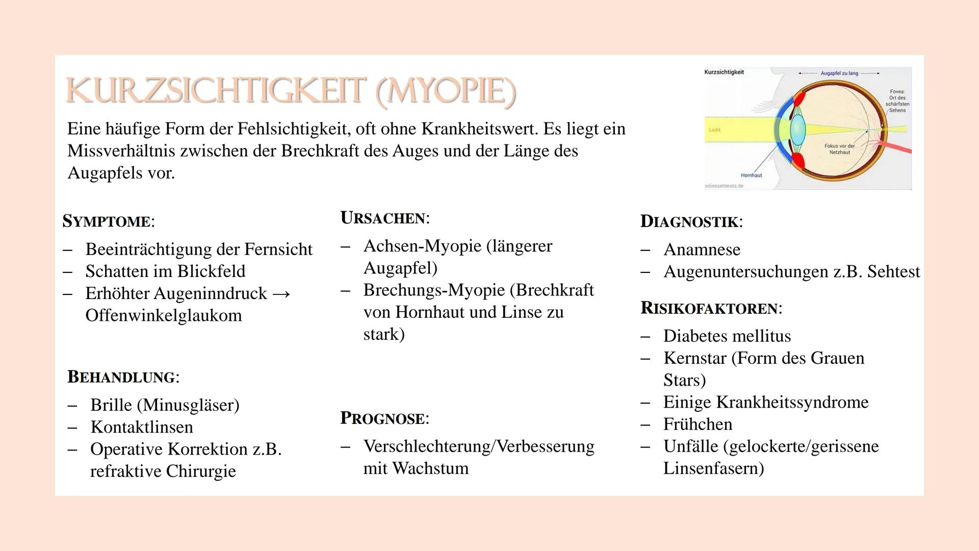 GRAUER STAR (KATARAKT)
Eine Augenerkrankung, bei der sich die sonst klare Linse
zunehmend trübt und das Sehvermögen stetig abnimmt.
SYMPTOME
